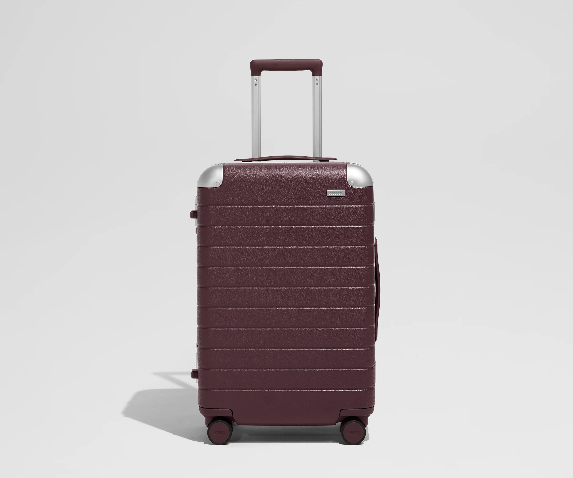 The Aluminum Edge Bigger Carry-On in Oxblood Red - Image 2