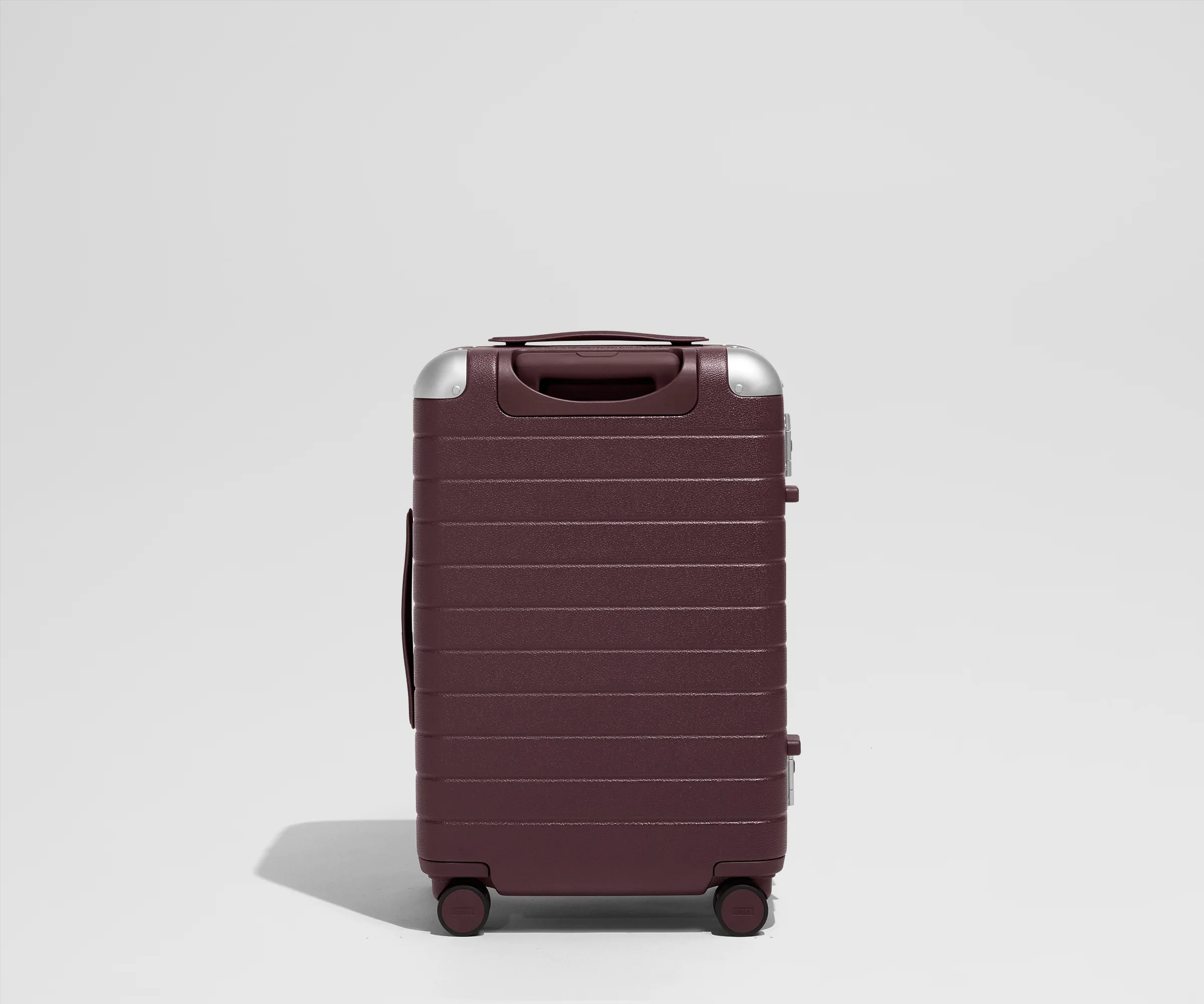 The Aluminum Edge Bigger Carry-On in Oxblood Red - Image 7