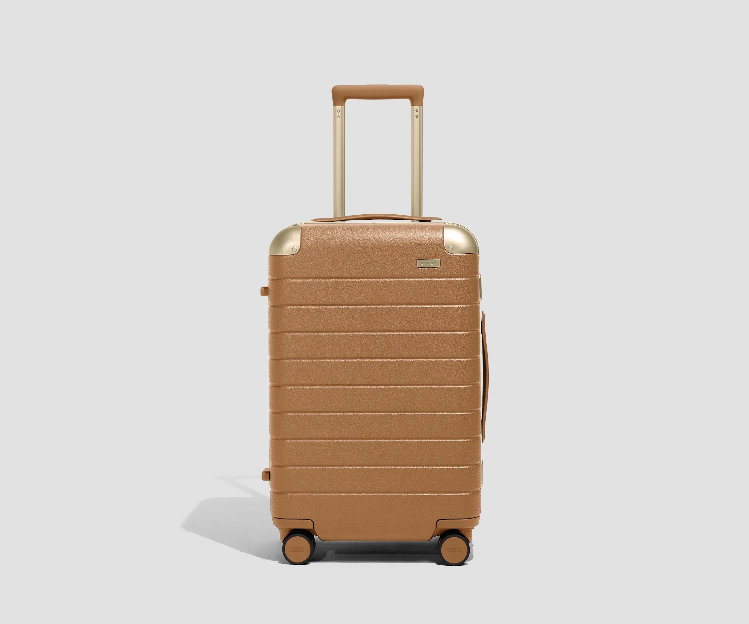 The Aluminum Edge Carry-On in Cognac Brown - Image 2