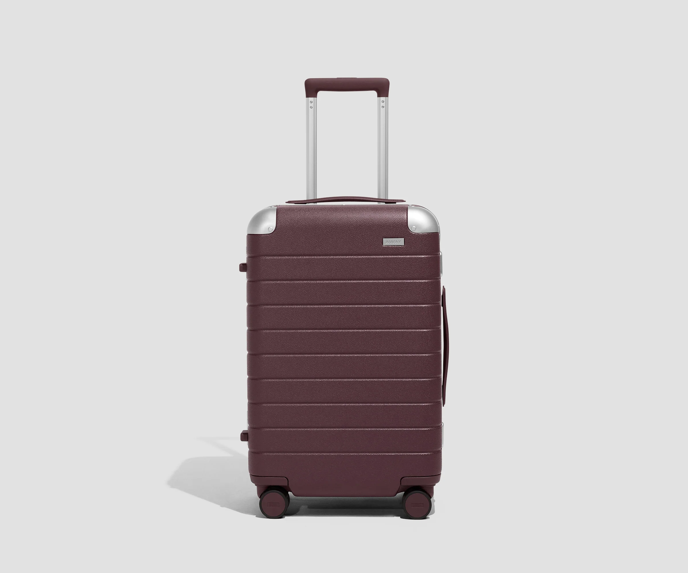 The Aluminum Edge Carry-On in Oxblood Red - Image 2