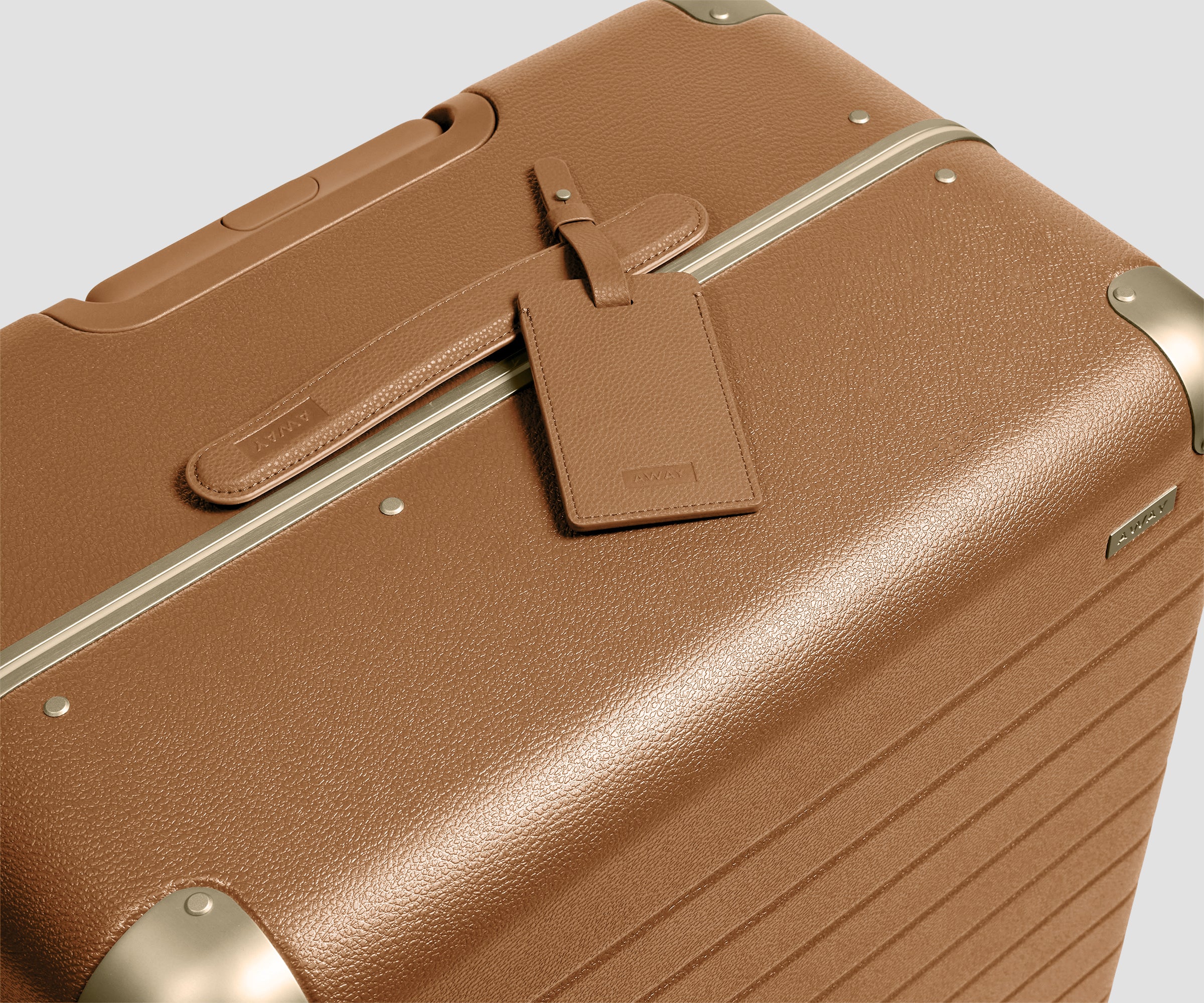 The Aluminum Edge Large in Cognac Brown - Image 6