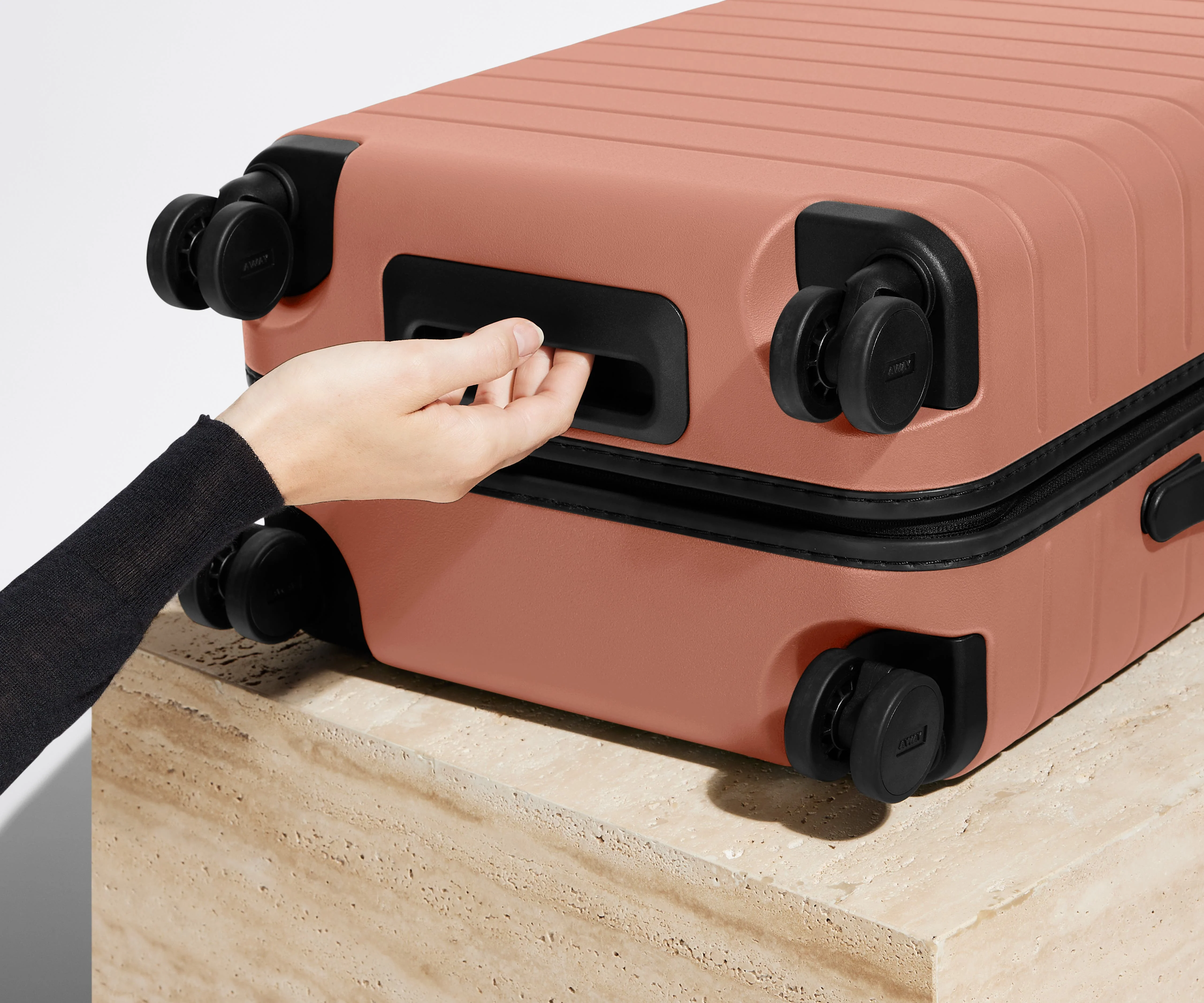 The Bigger Carry-On in Clay Pink - Image 5