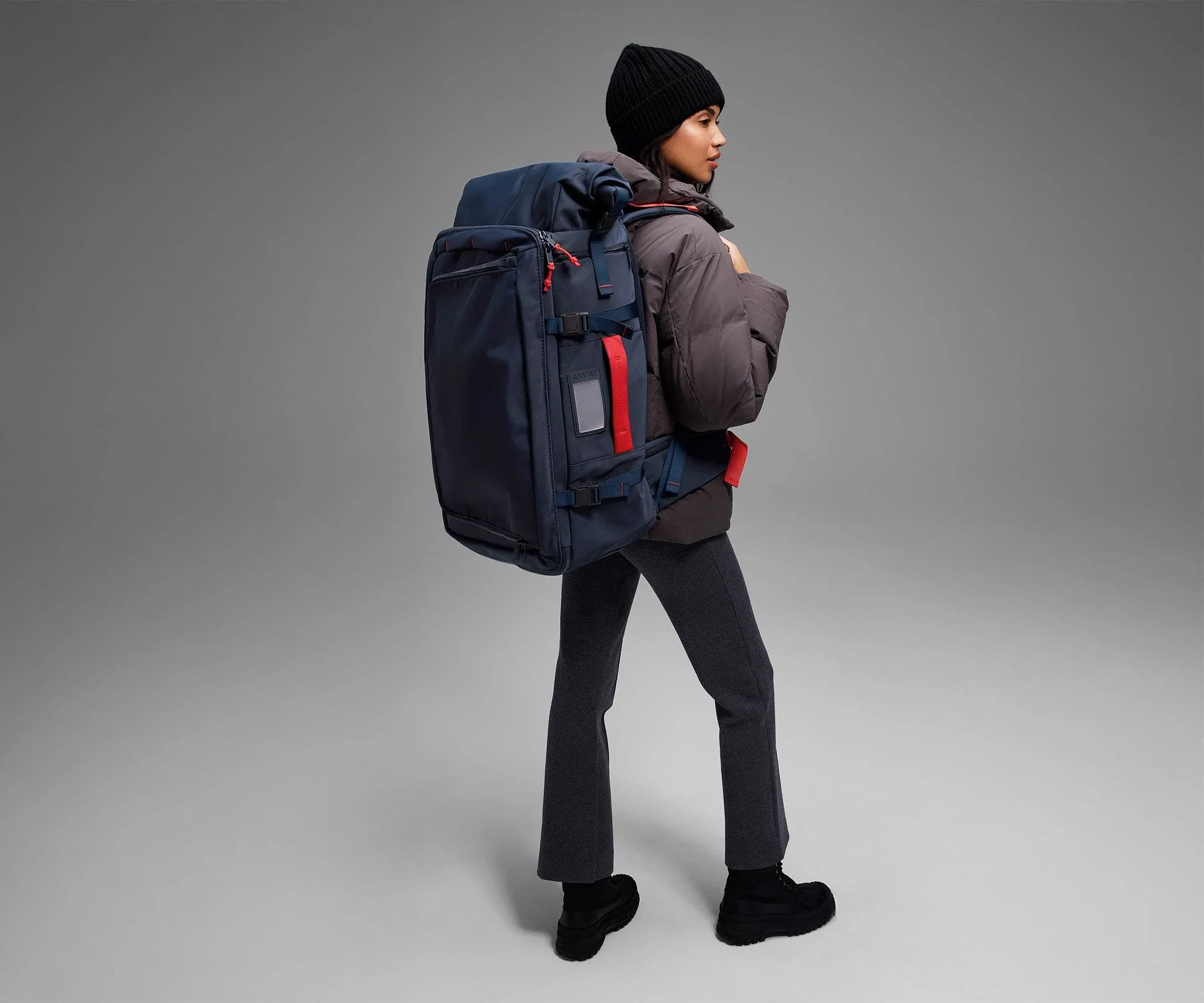 Carry-On Boot Bag 55L in Navy Blue - Image 3