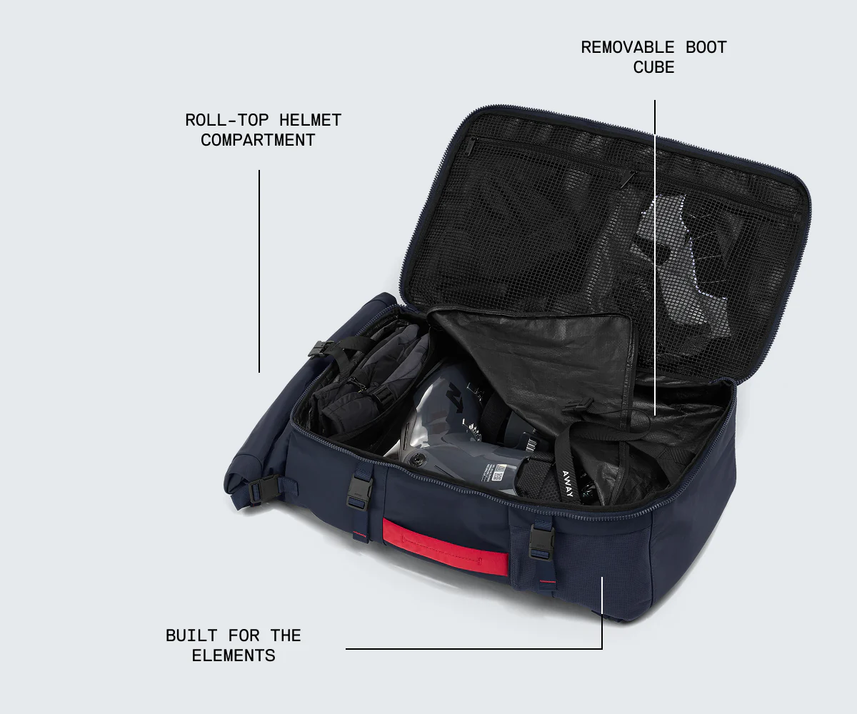 Carry-On Boot Bag 55L in Navy Blue - Image 6