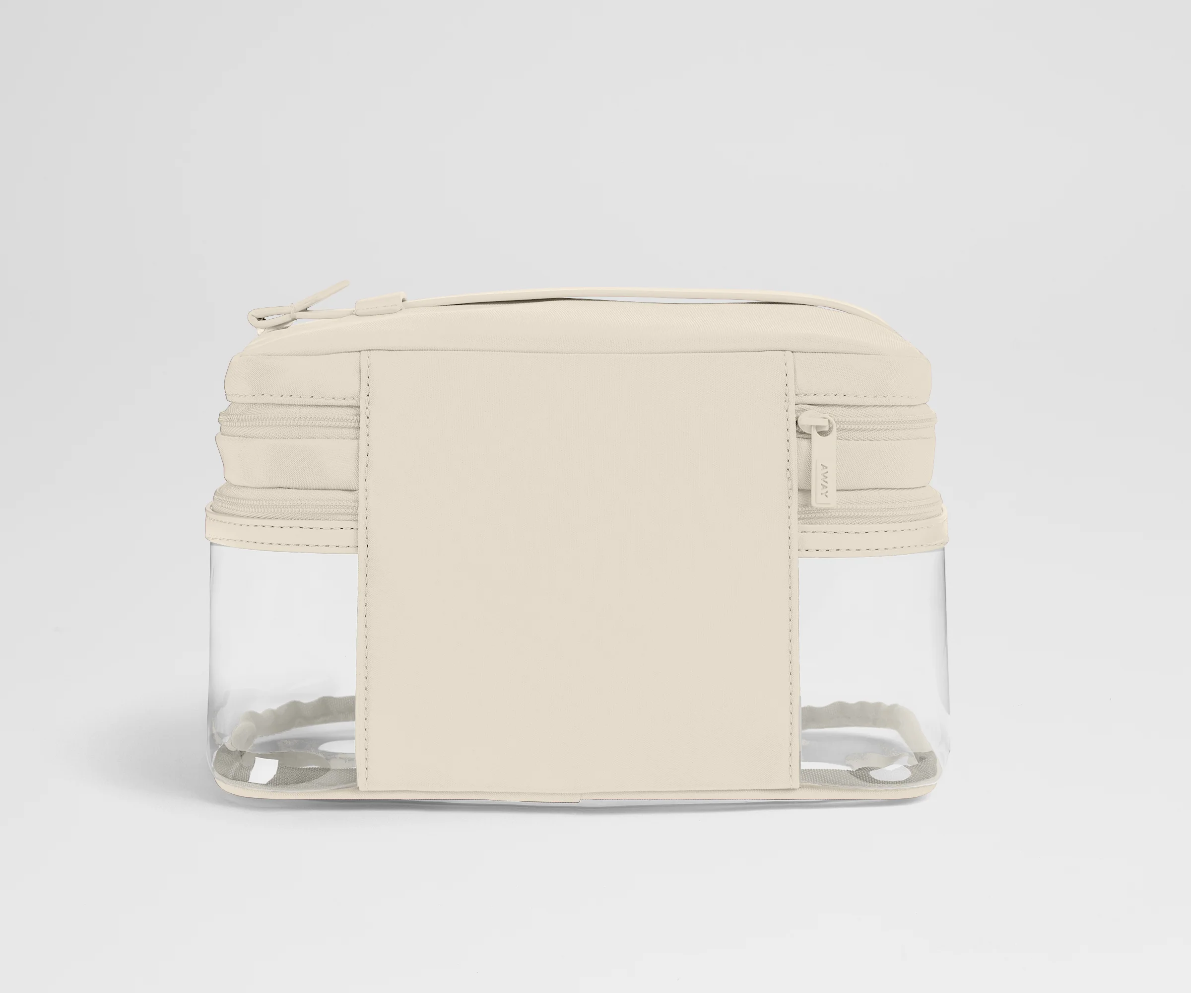 Clear Cosmetic Case in Salt White - Image 5