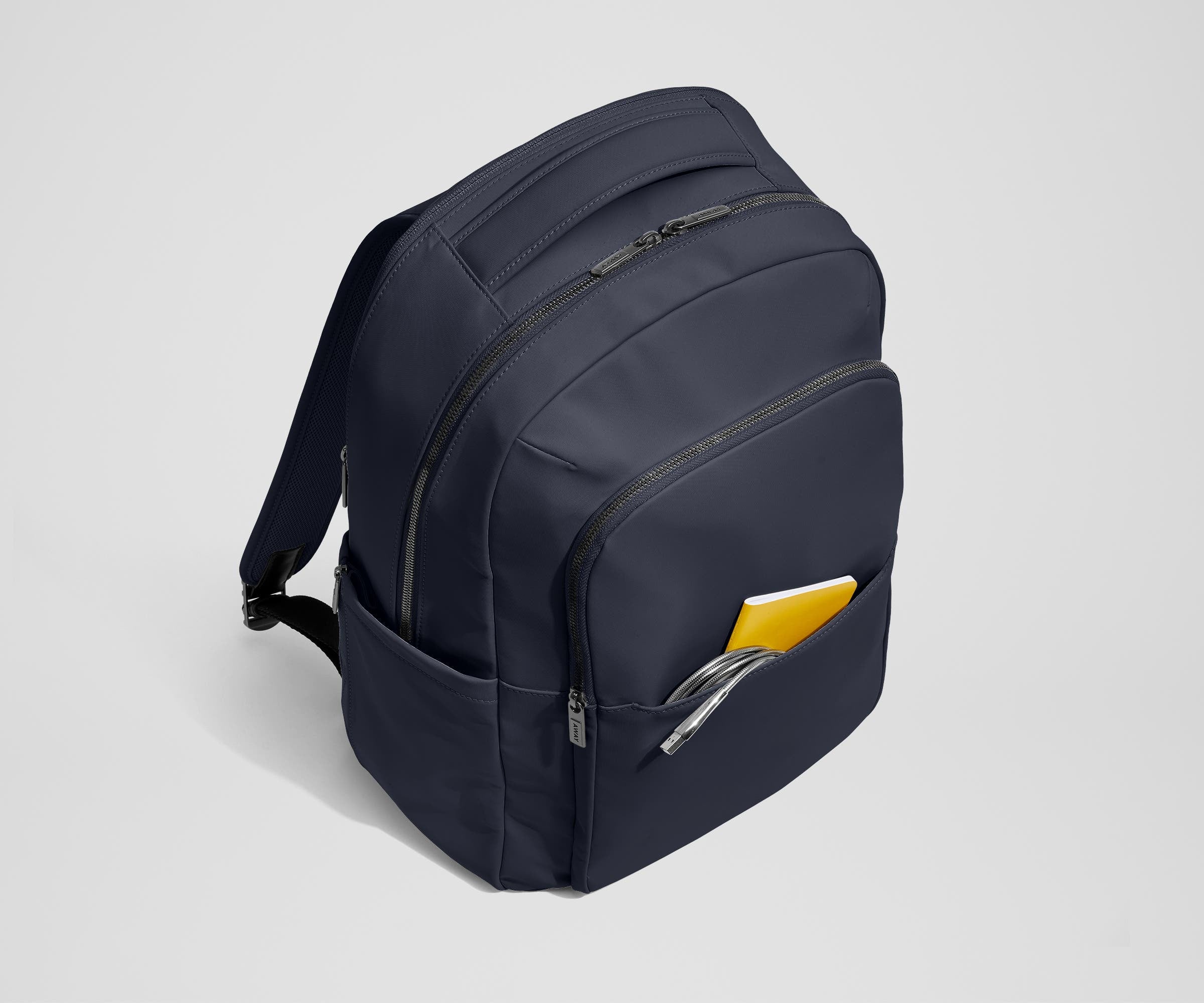 The Commuter Backpack in Navy Blue - Image 3