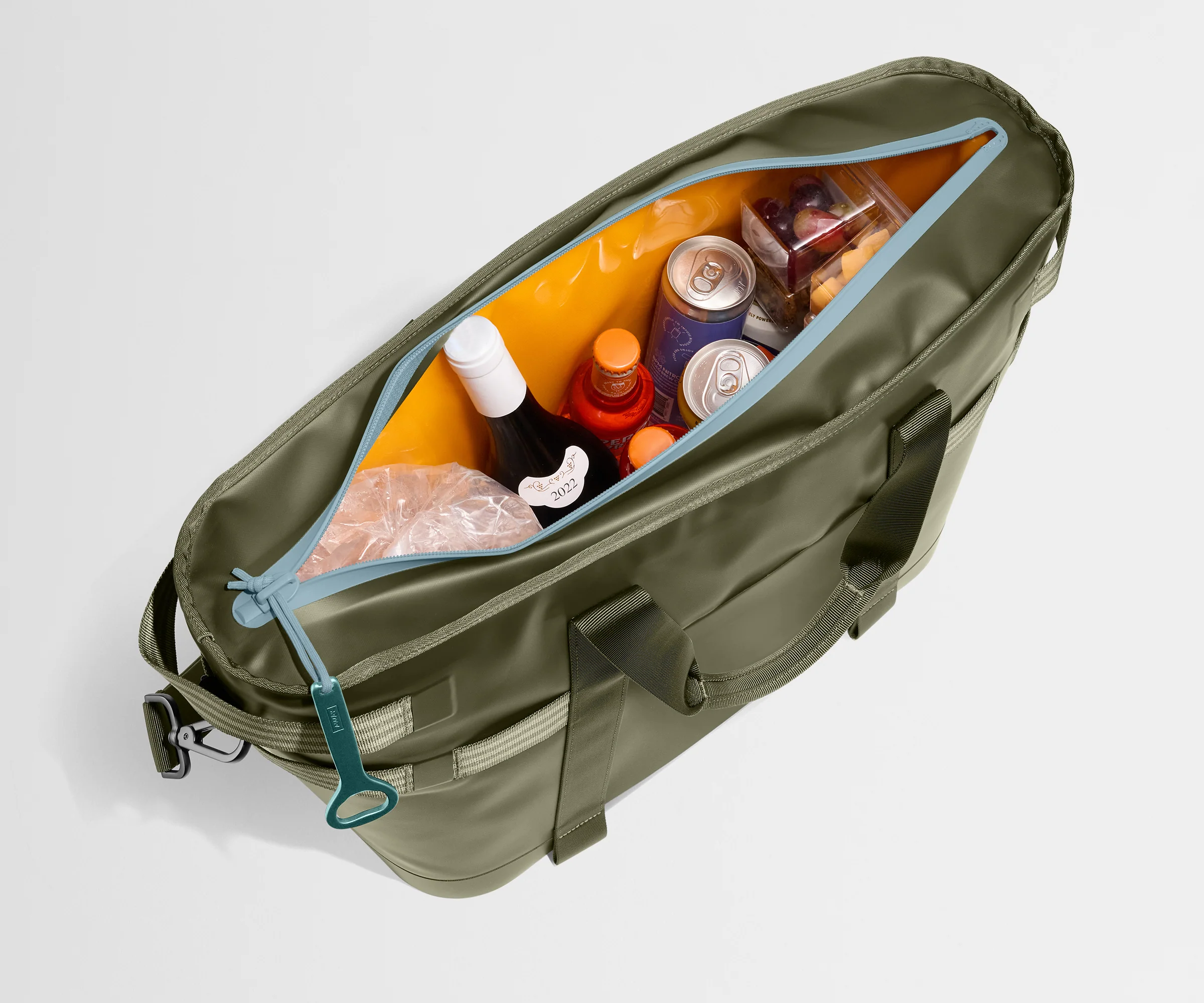 Cooler Tote in Olive Green - Image 3