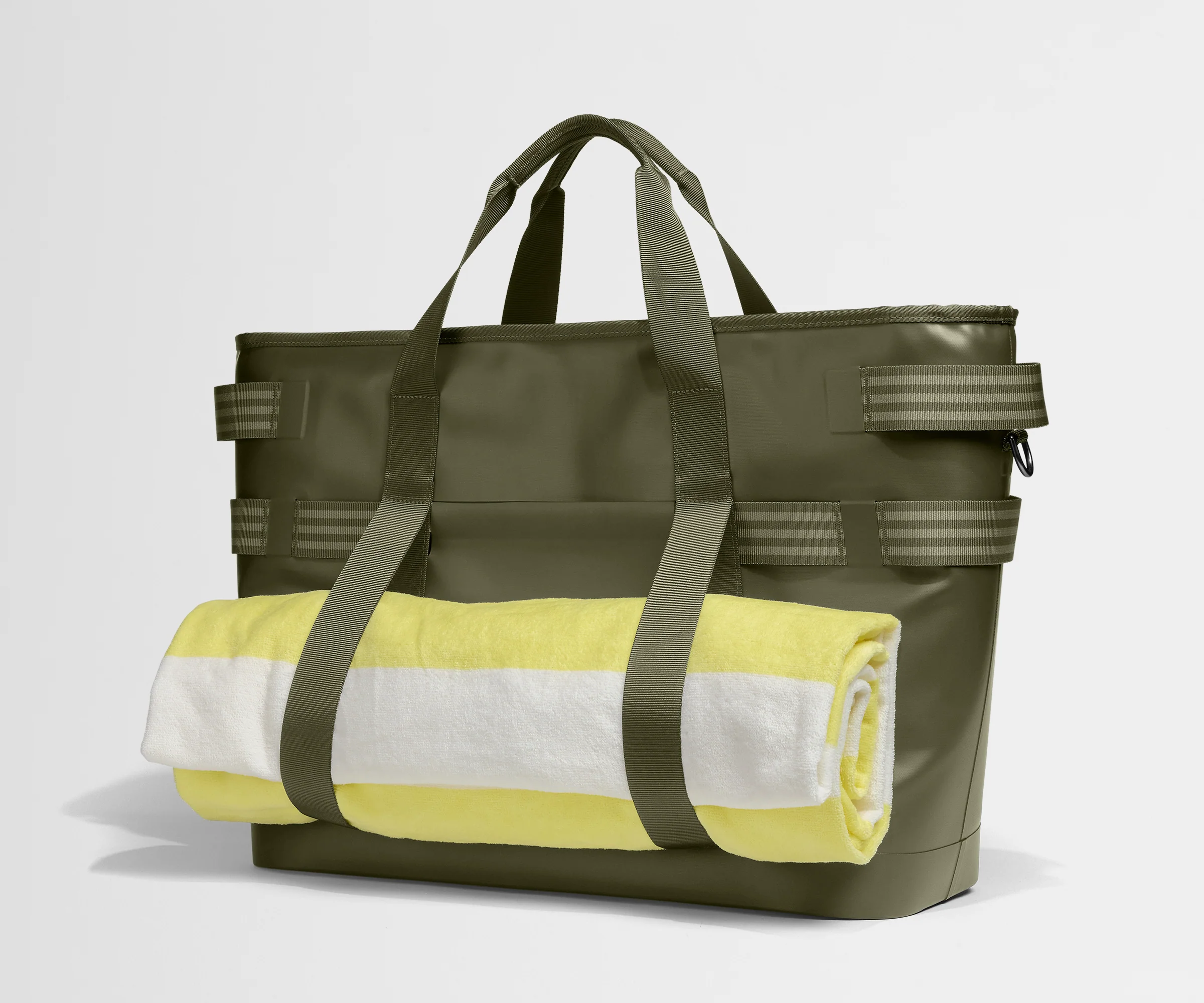 Cooler Tote in Olive Green - Image 7