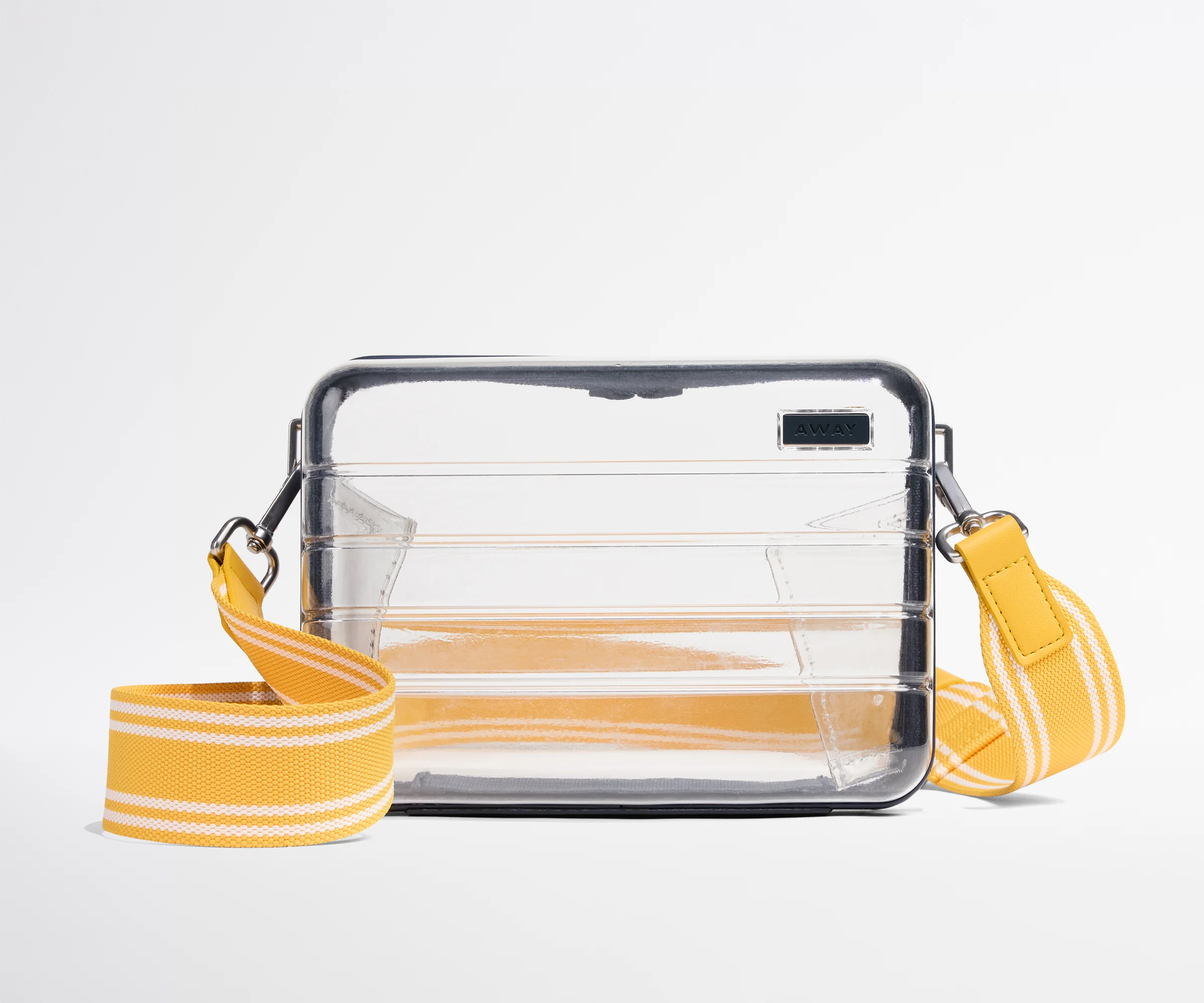 Crossbody Strap in Yellow Stripe - Image 2