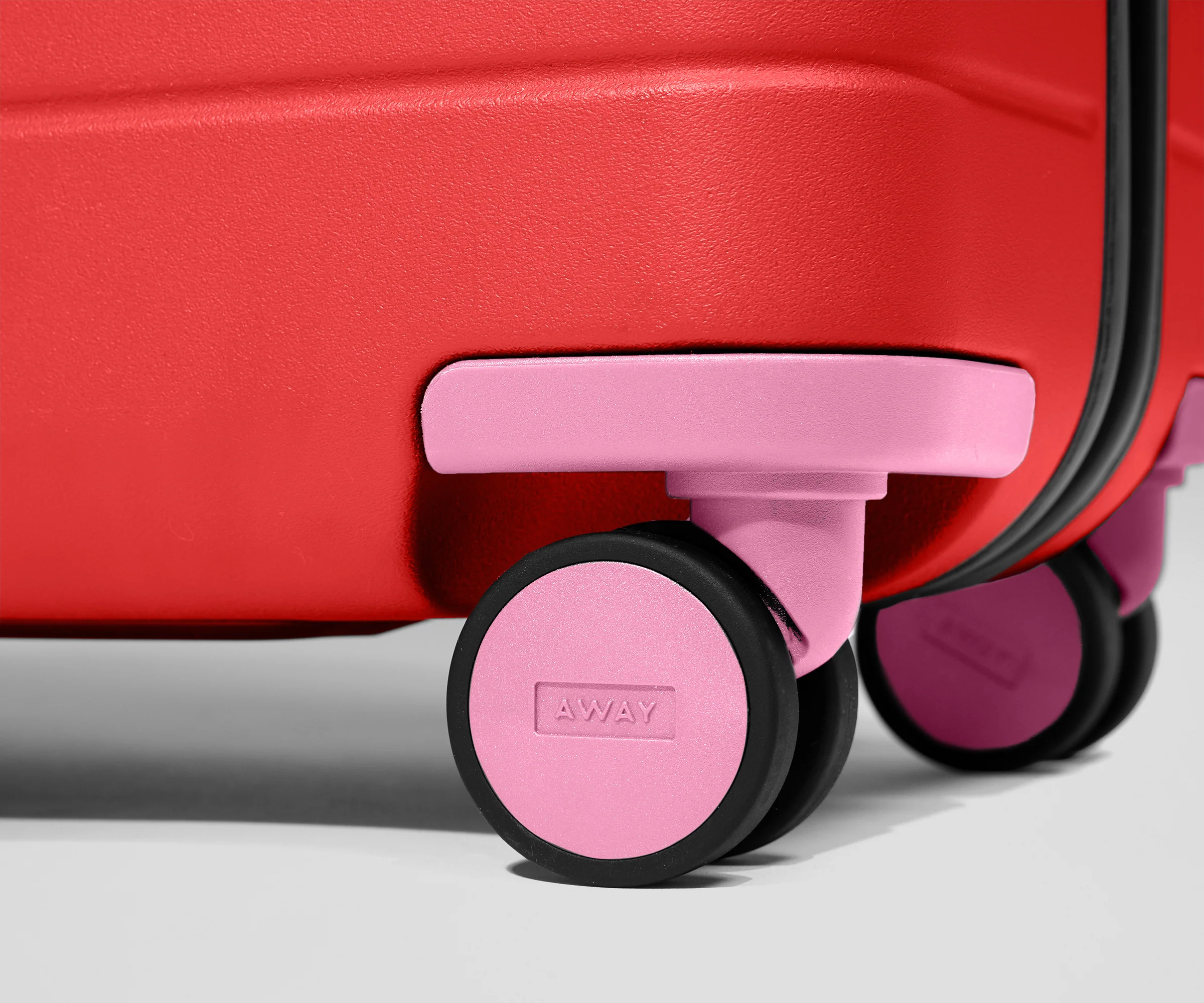 Custom Carry-On Wheel Set in Peony Pink - Image 2