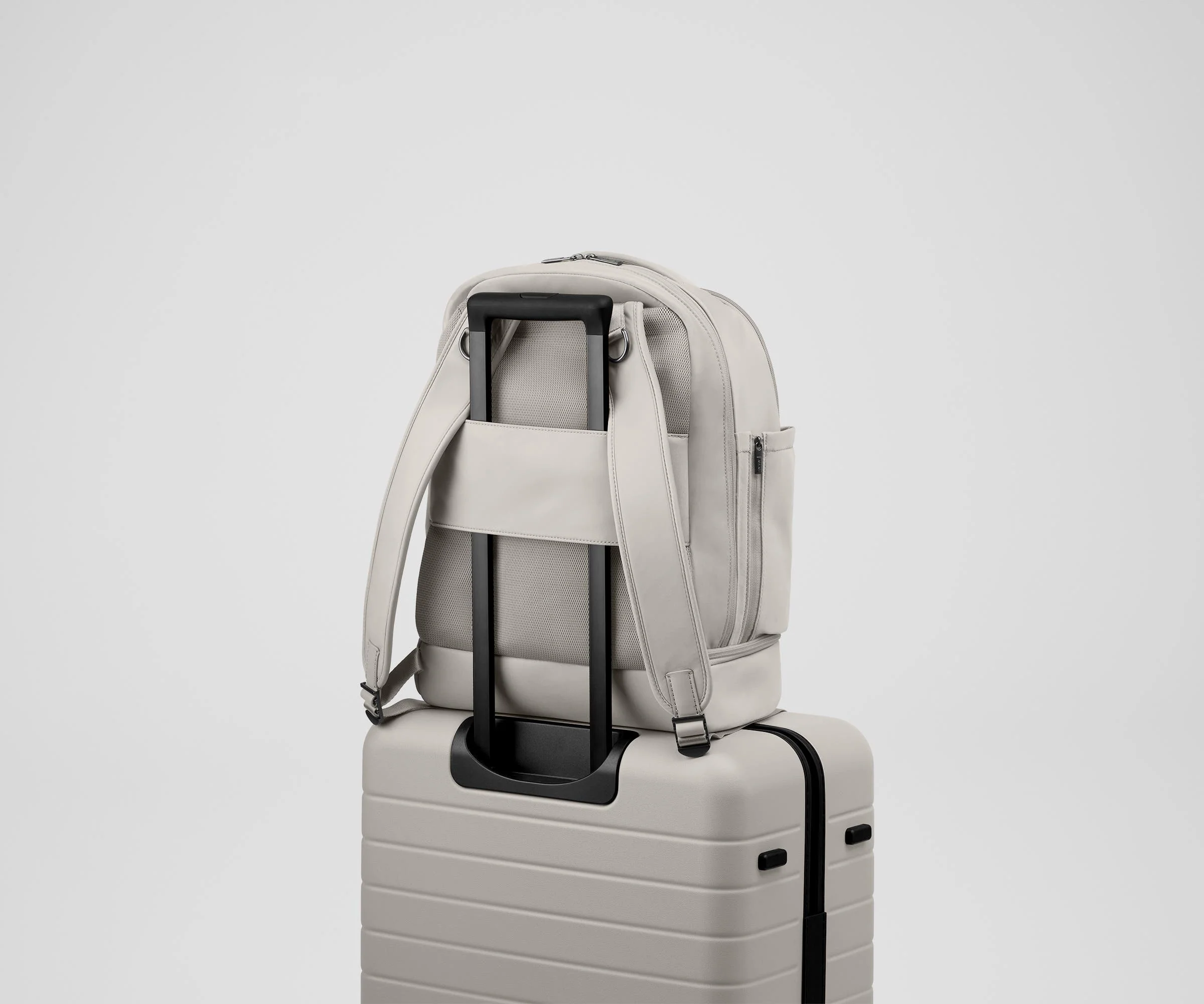 The Double Diaper Backpack in Cloud Gray - Image 12