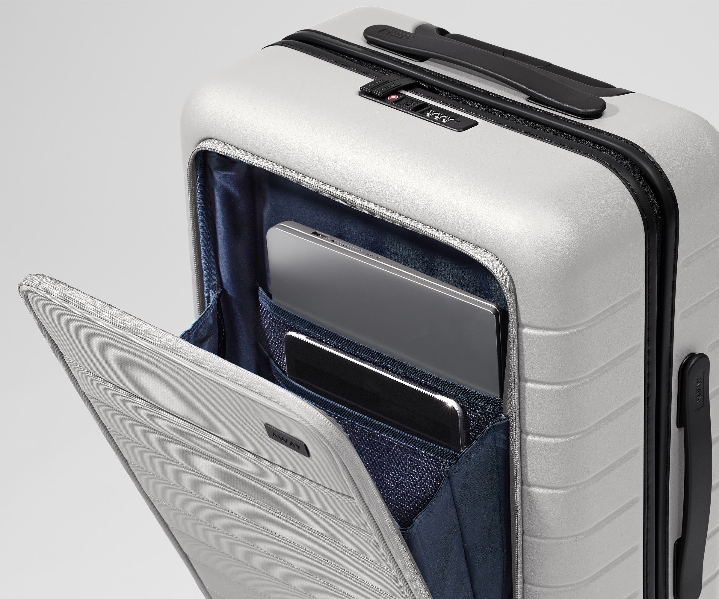The Executive Bigger Carry-On in Cloud Gray - Image 5