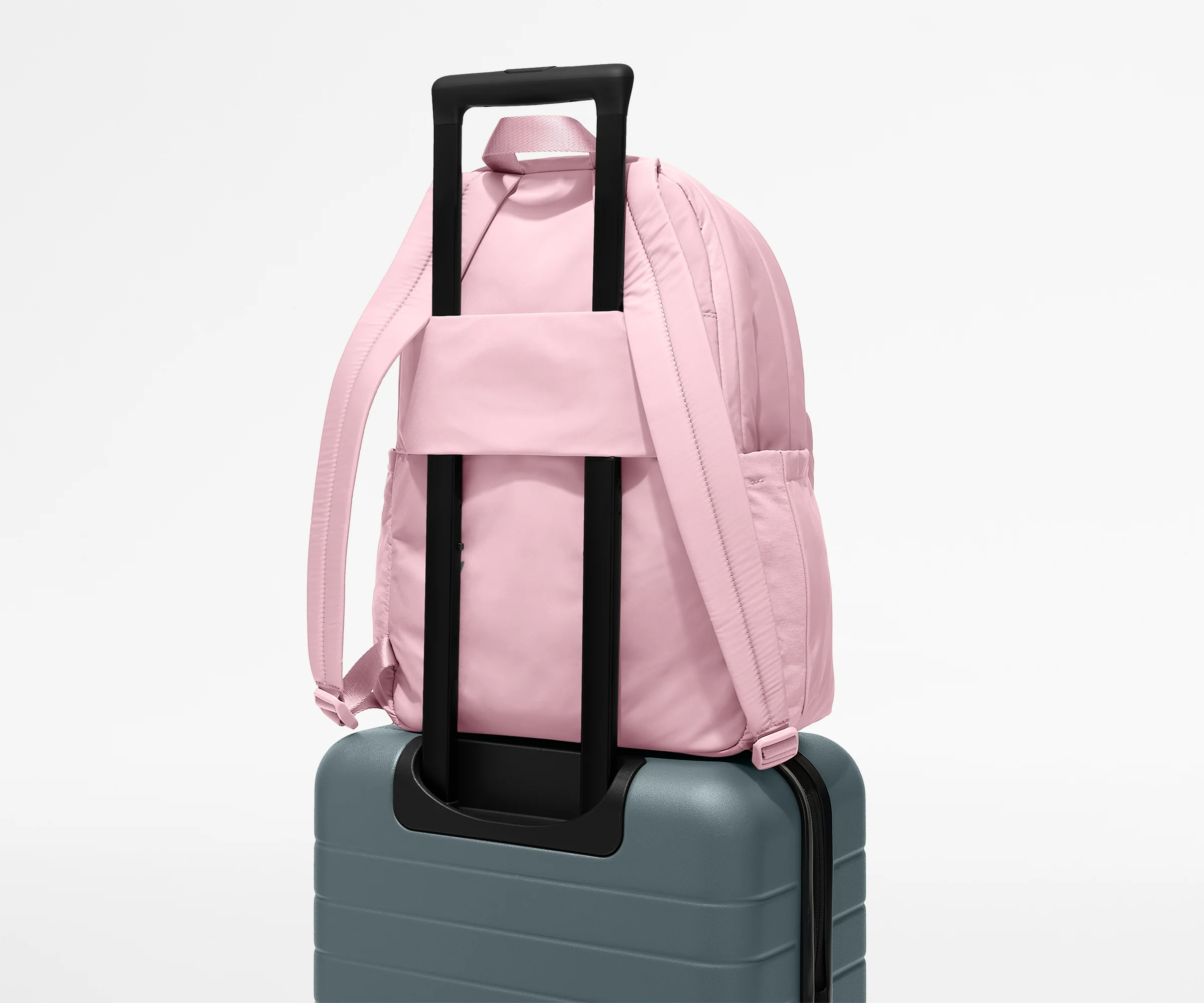 Large Featherlight Backpack in Glacial Pink - Image 7