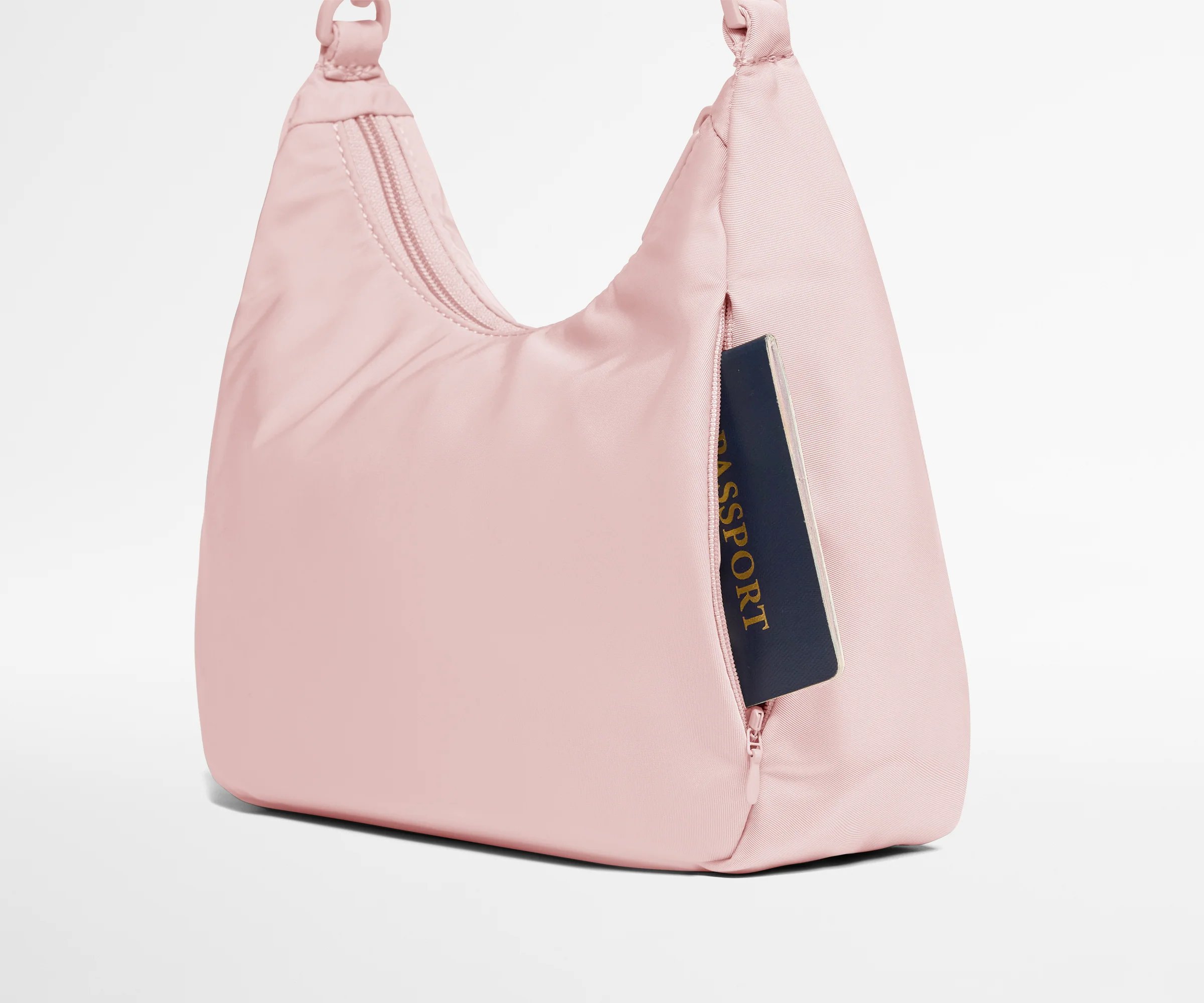 Featherlight Duo Crossbody in Blush Pink - Image 6