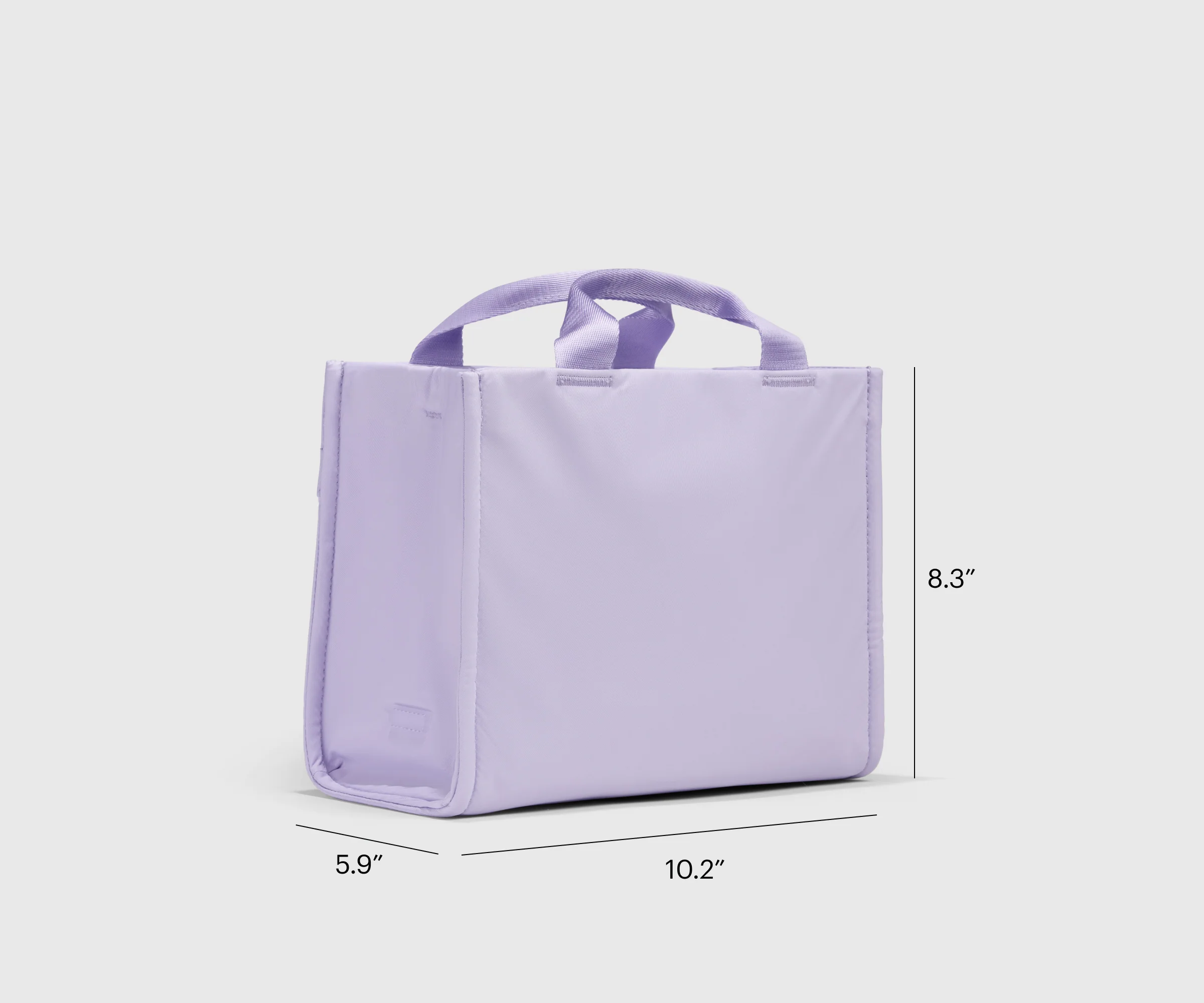 Featherlight Mini Daily Tote in Lavender Haze Purple - Image 4