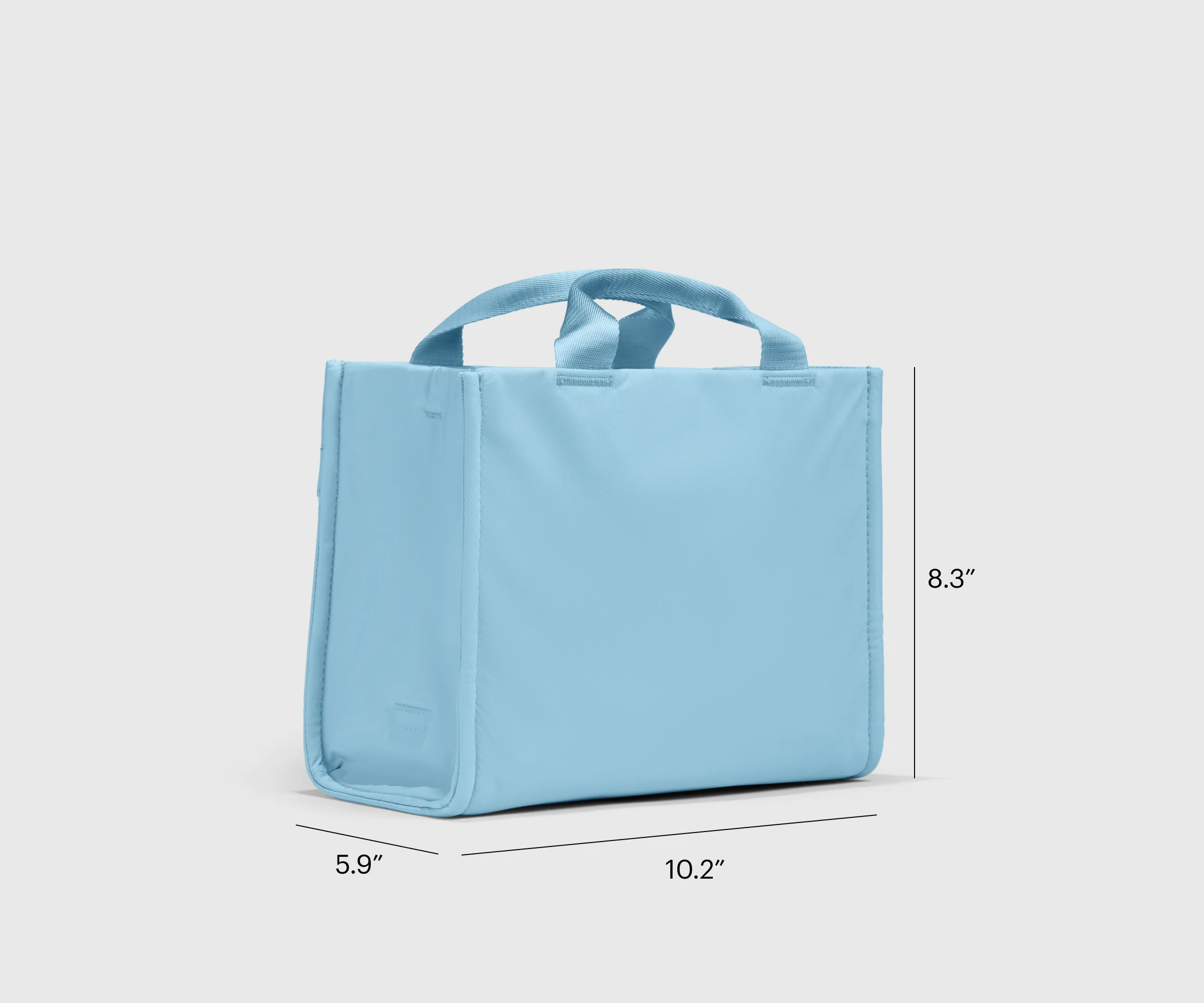 Featherlight Mini Daily Tote in Opal Blue - Image 4