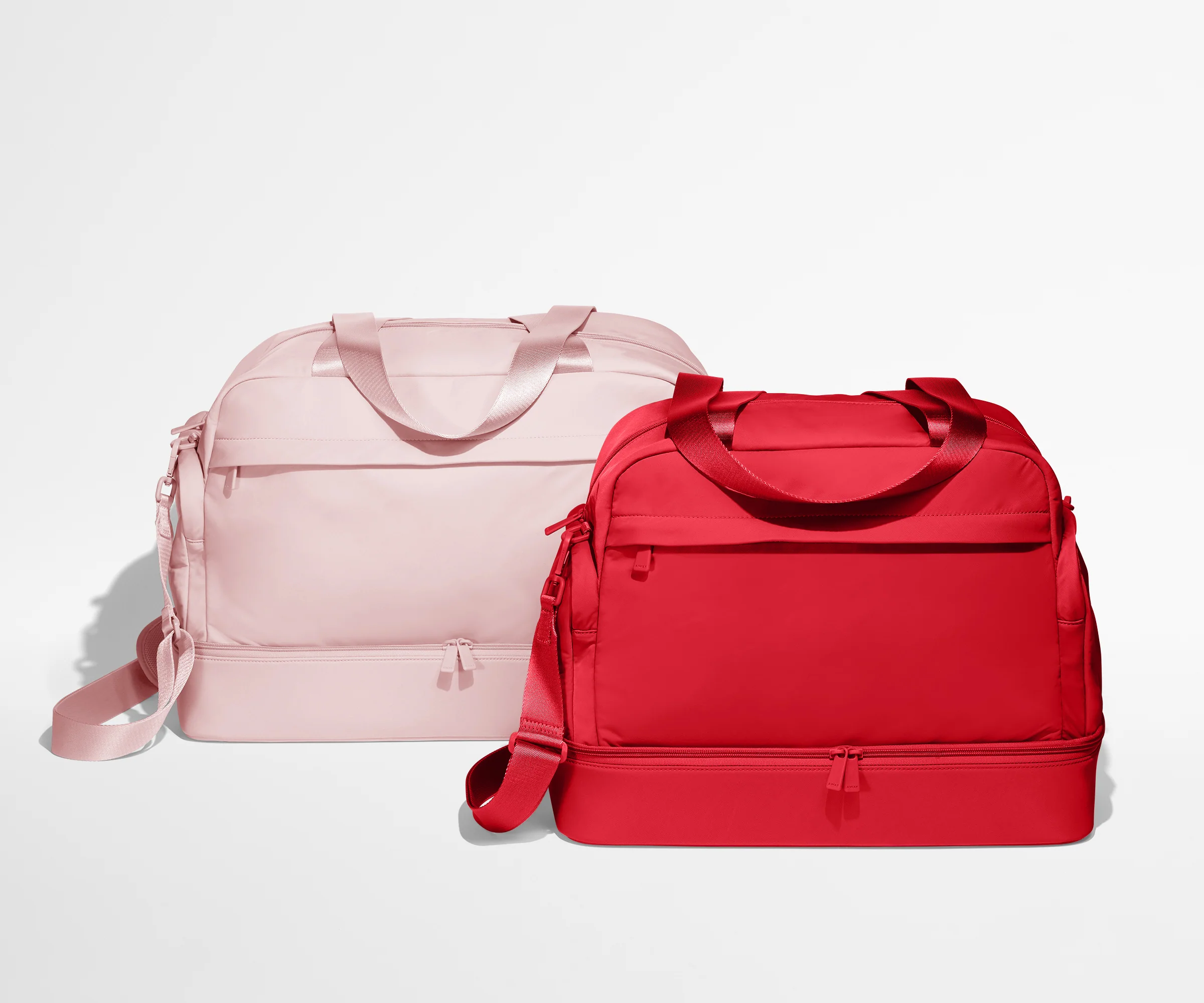 Featherlight Overnight Bag in Blush Pink - Image 9