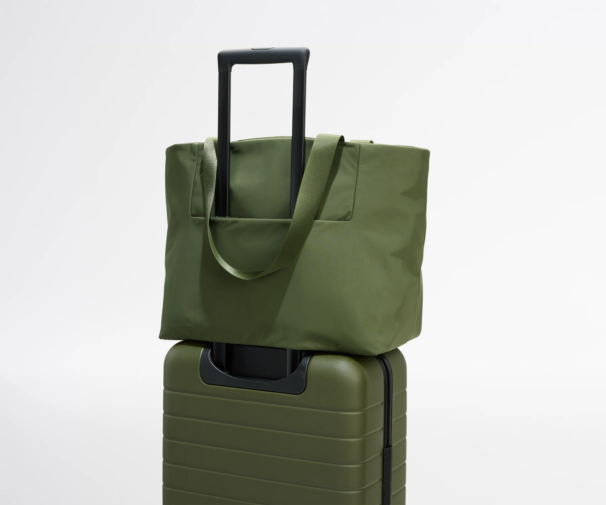 Featherlight Tote in Olive Green - Image 8