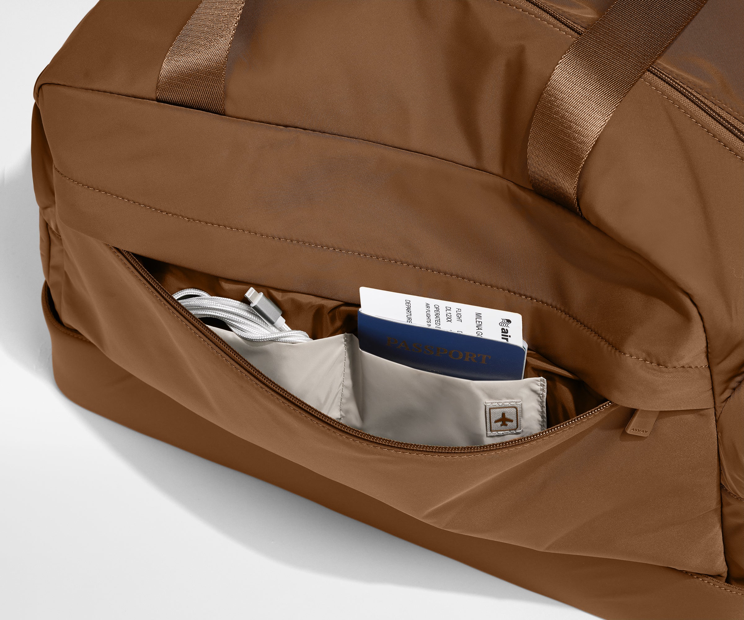 Featherlight Weekender in Amaro Brown - Image 5