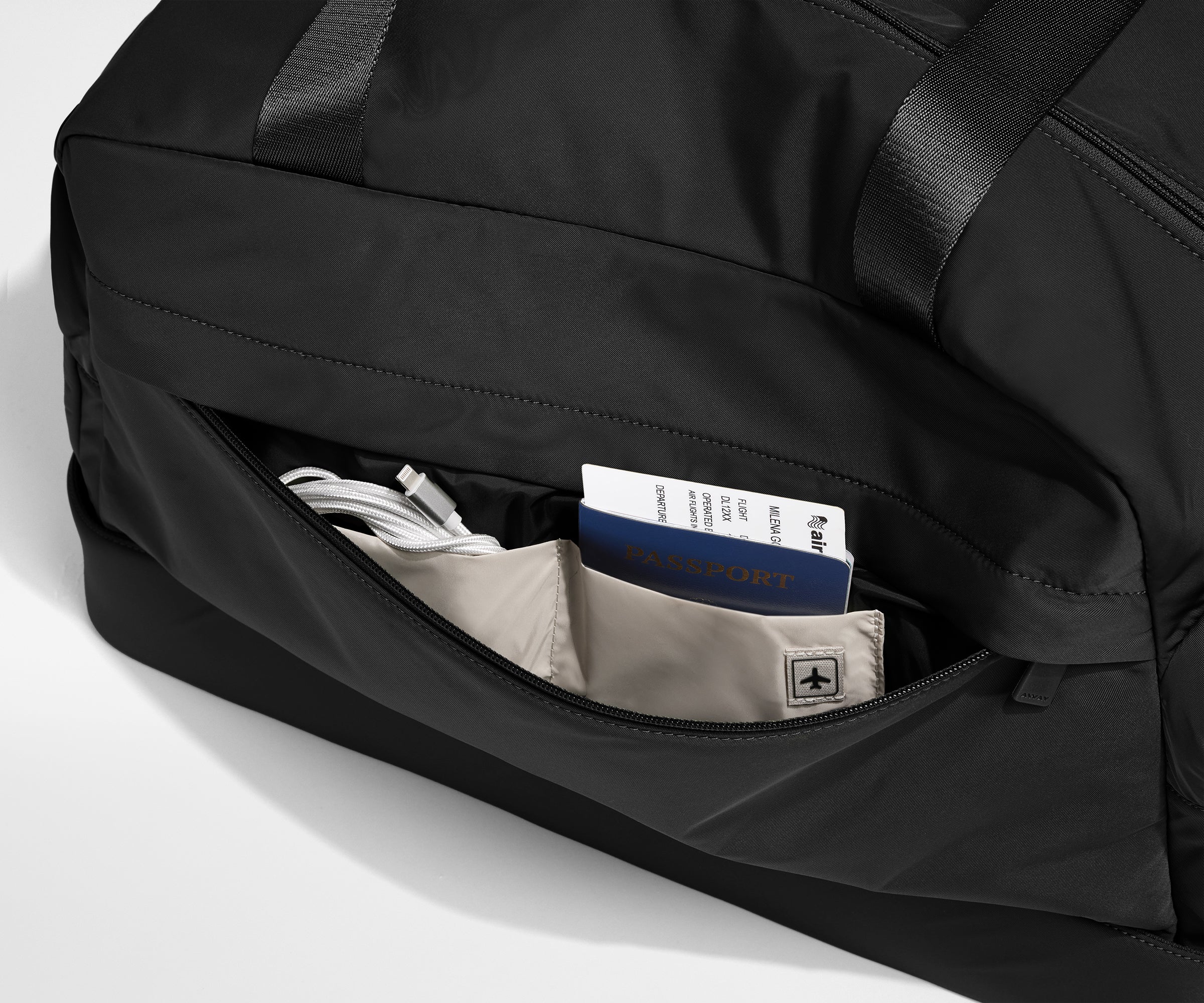 Featherlight Weekender in Jet Black - Image 5