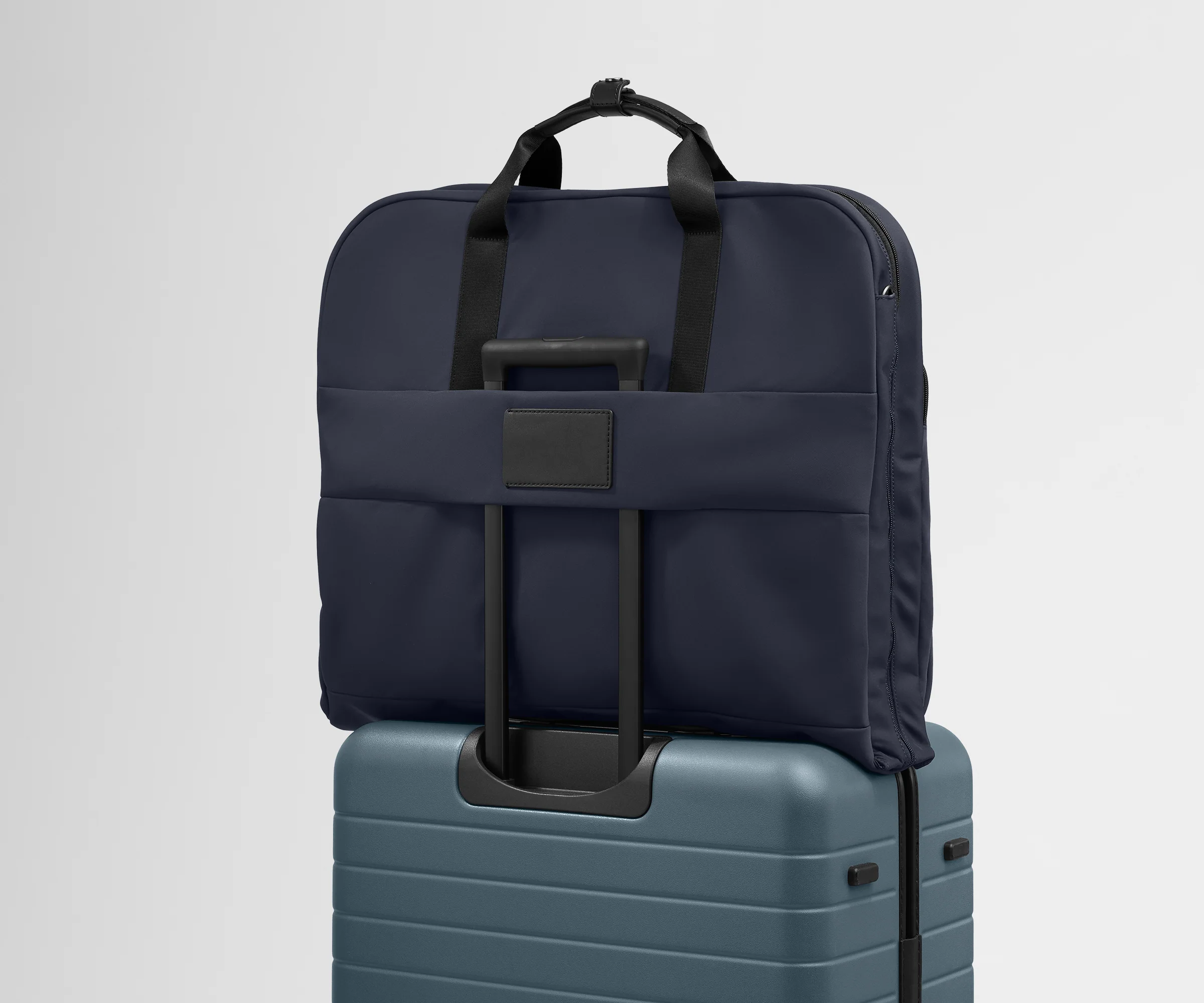 Garment Bag in Navy Blue - Image 8