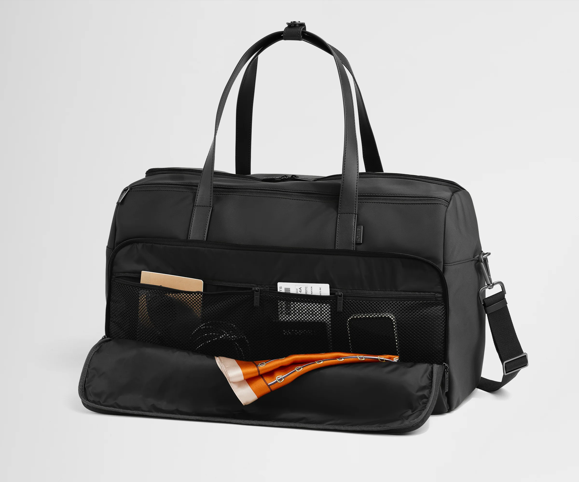 Garment Duffle in Jet Black - Image 6