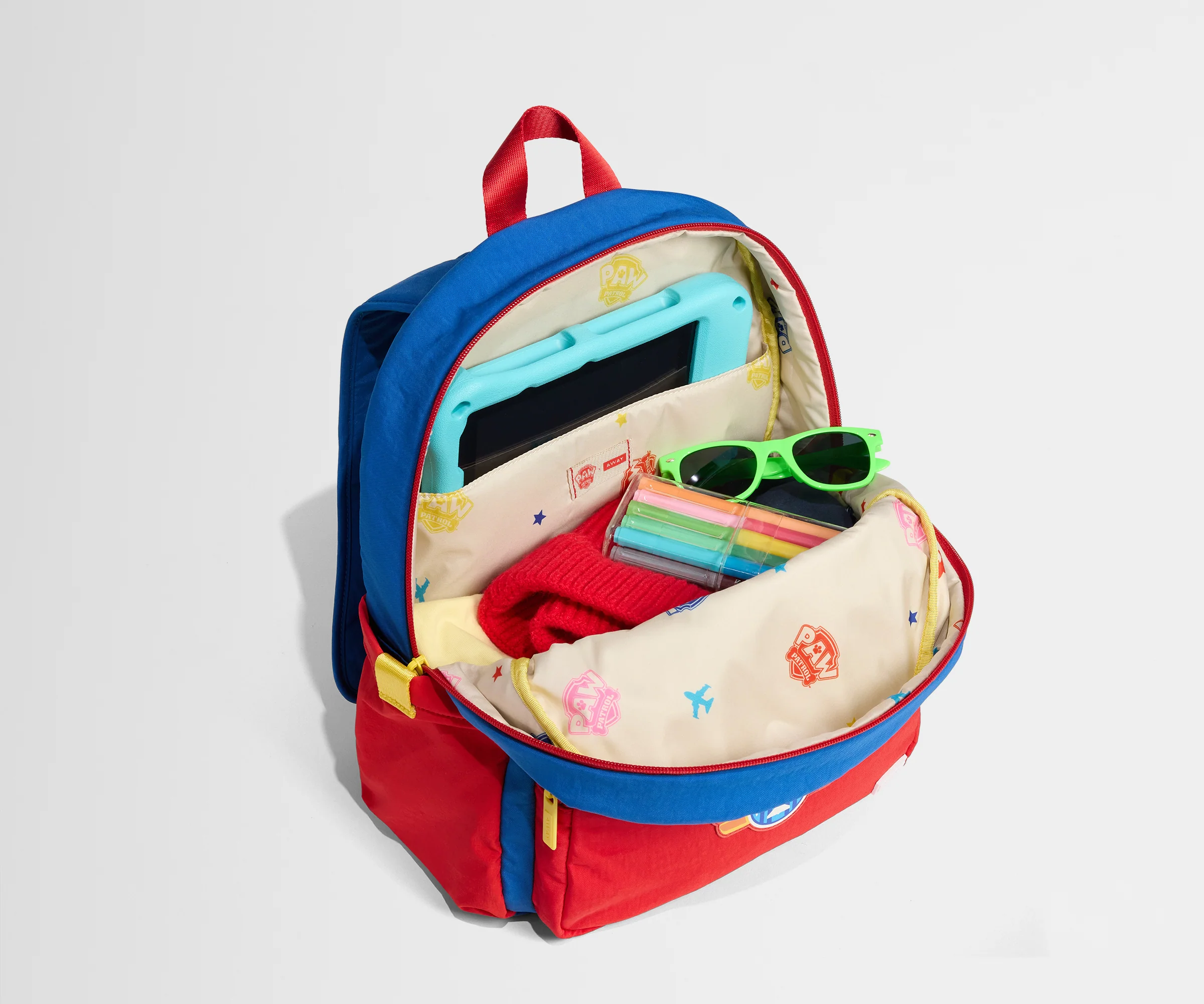 Kids Backpack in Chase Badge Blue - Image 2
