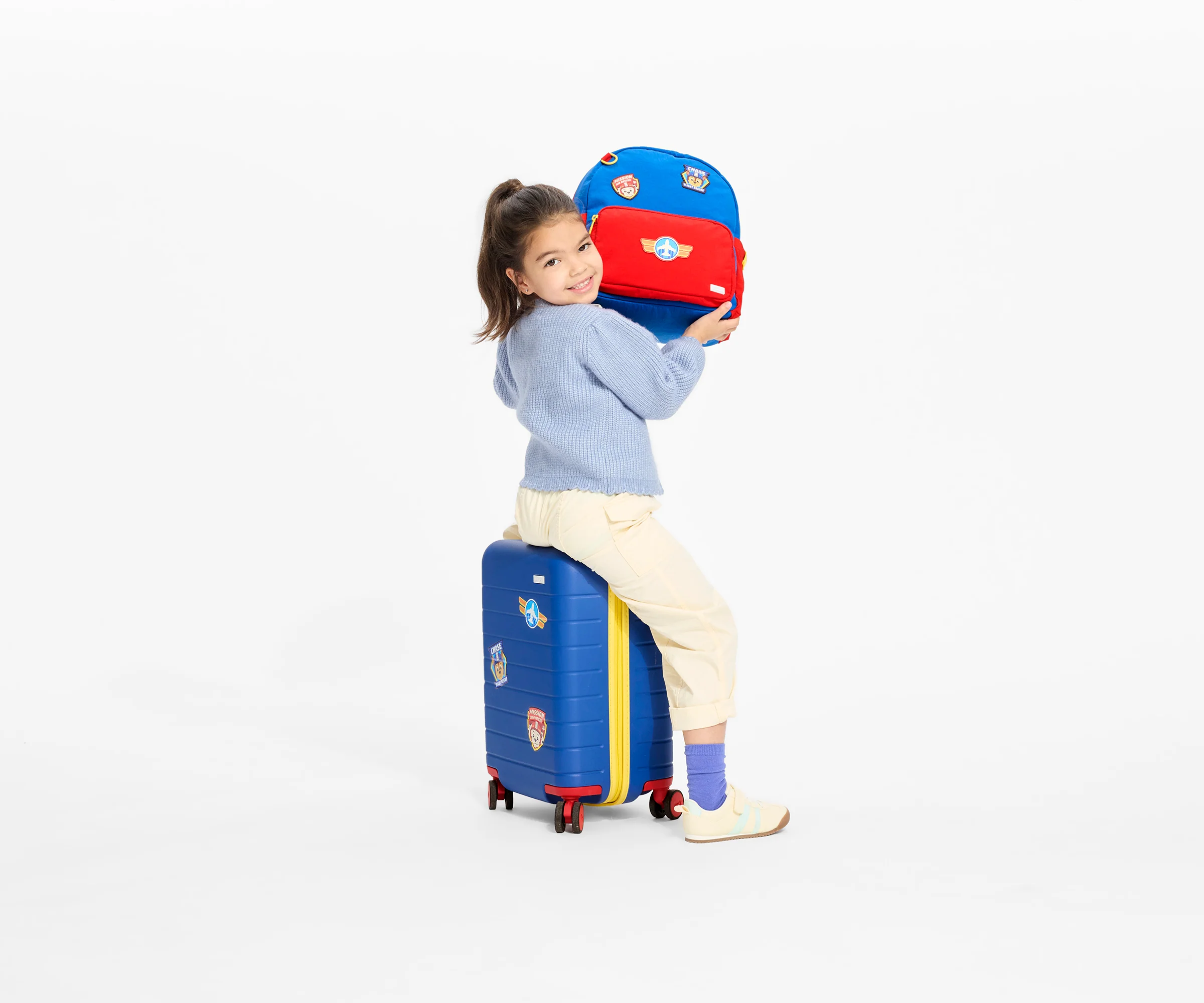 Kids Backpack in Chase Badge Blue - Image 4