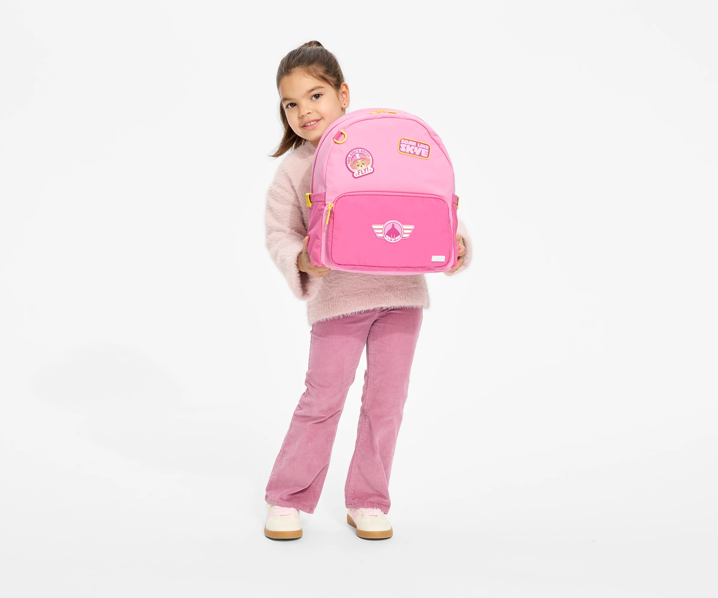 Kids Backpack in Skye Pilot Pink - Image 4