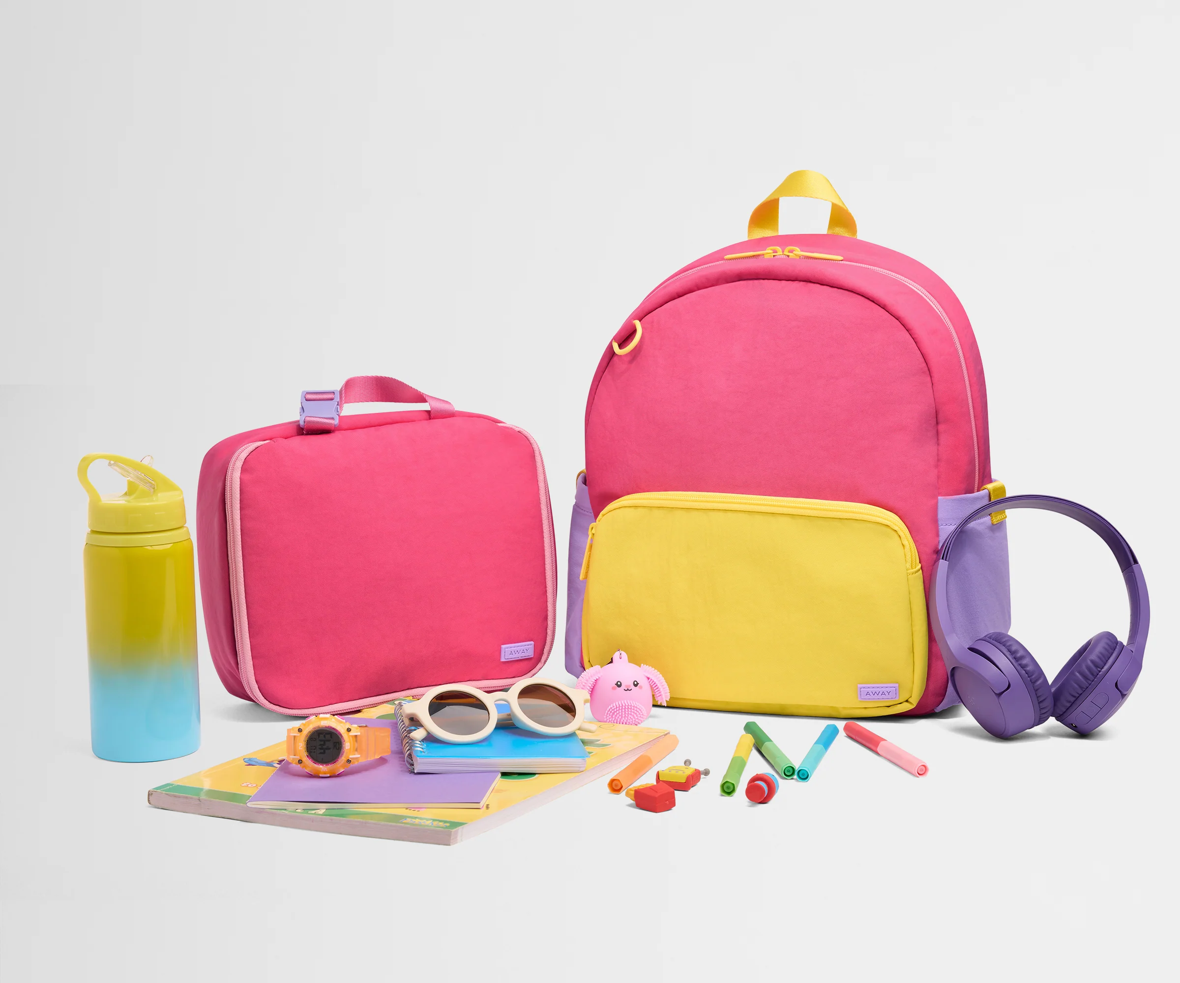 Kids Backpack in Cotton Candy Pink - Image 8