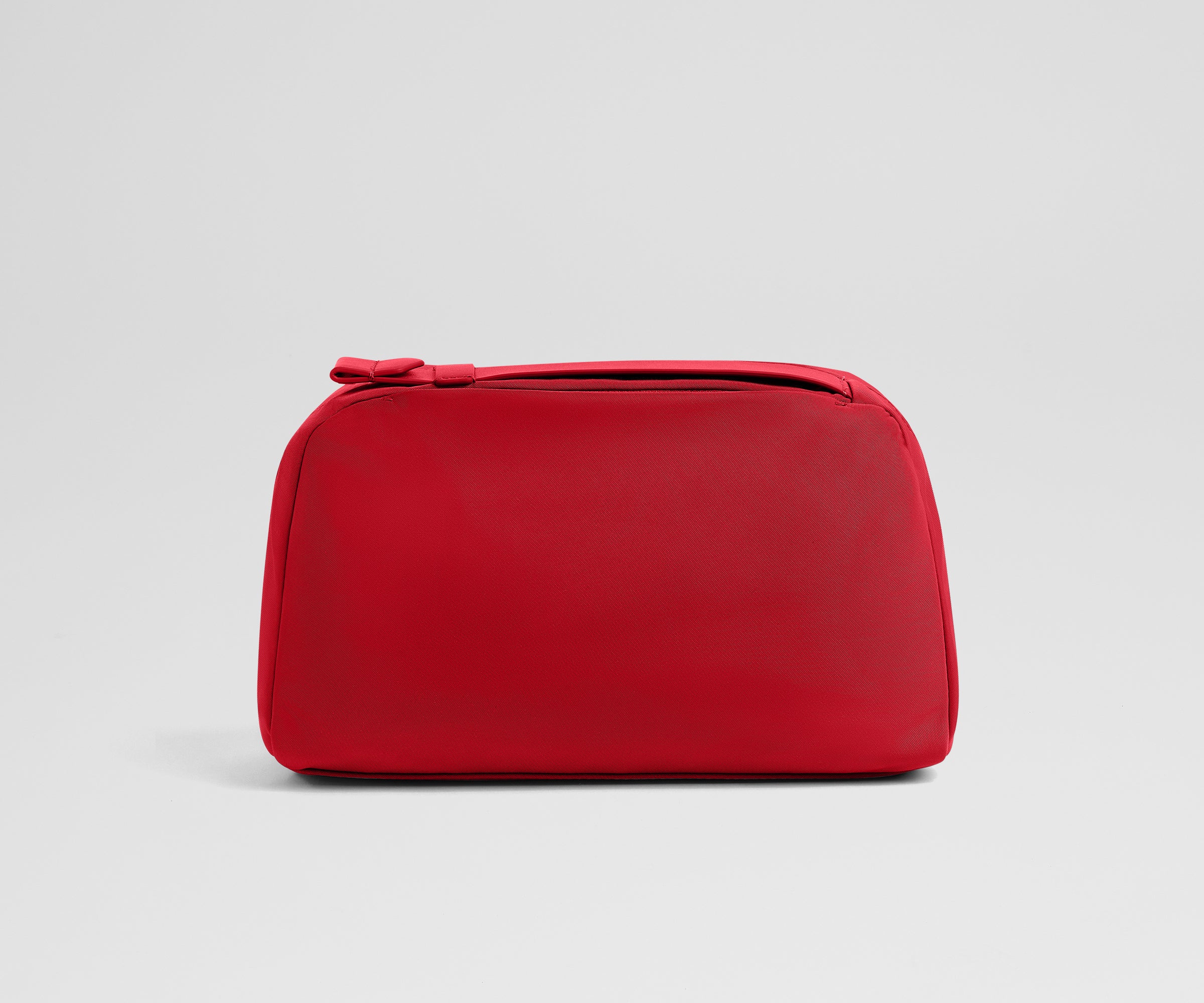 Large Toiletry Bag in Cherry Red - Image 4