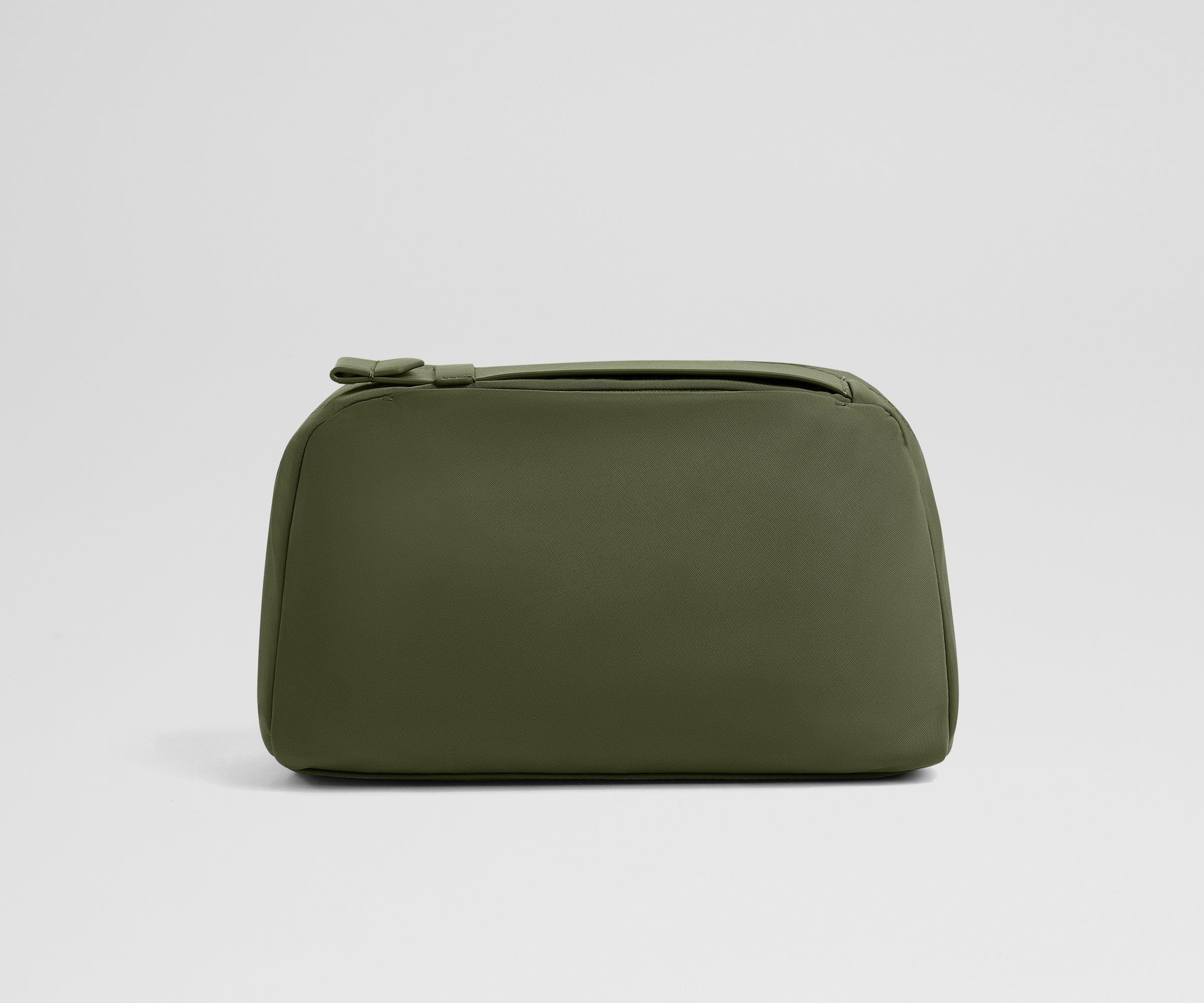 Large Toiletry Bag in Olive Green - Image 4