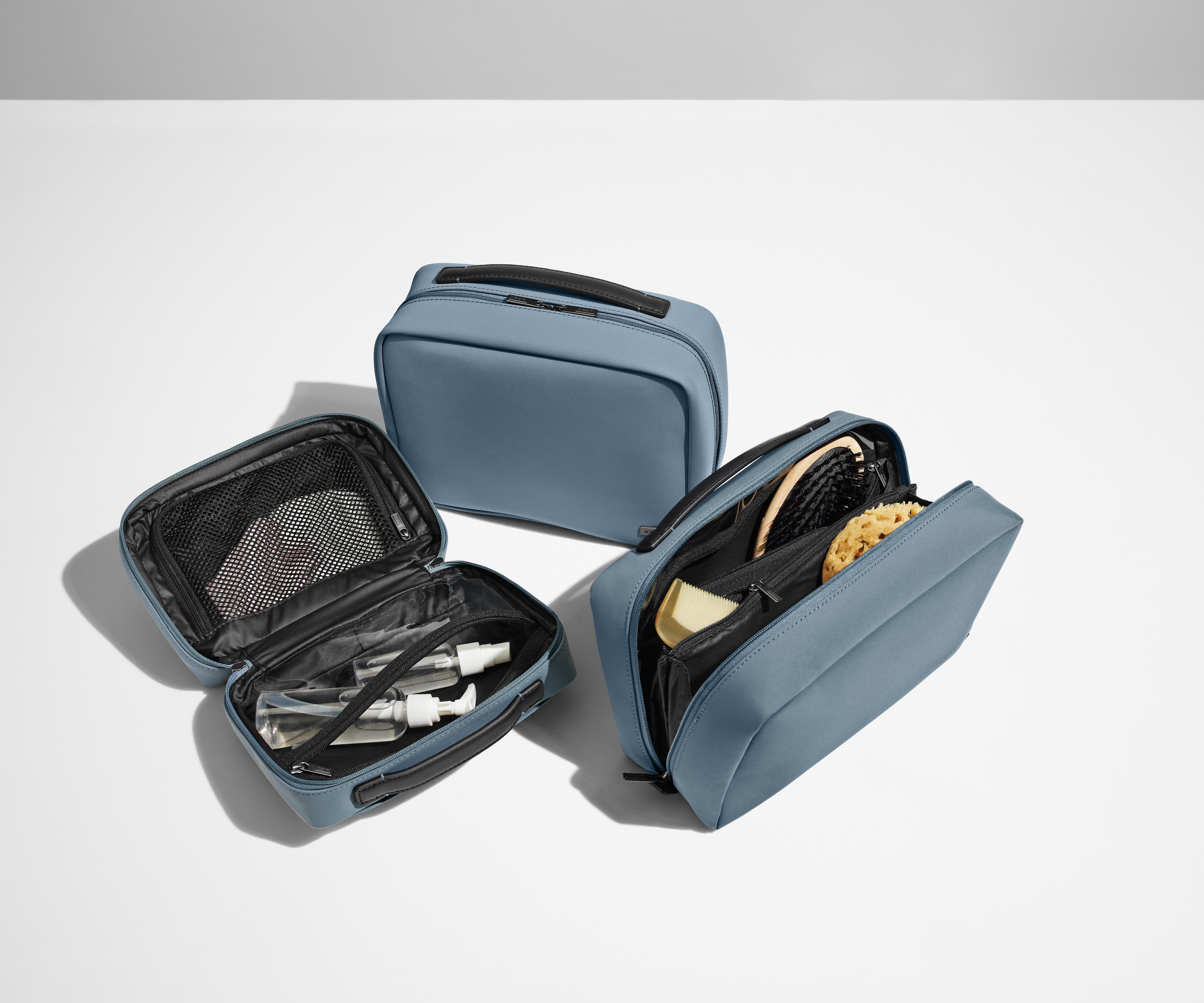 The Large Toiletry Bag in Olive Green - Image 6