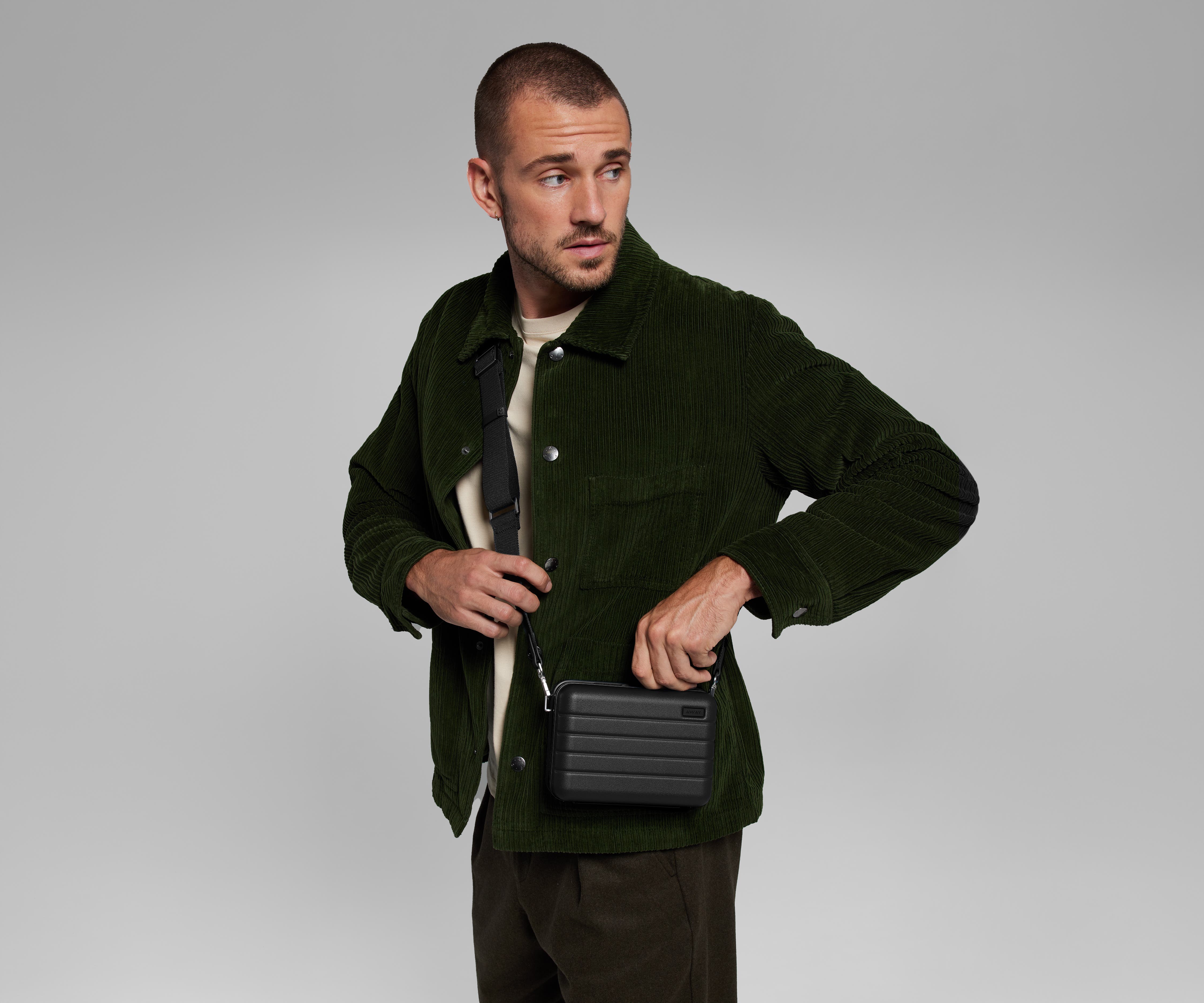 The Mini Crossbody in Jet Black - Image 5