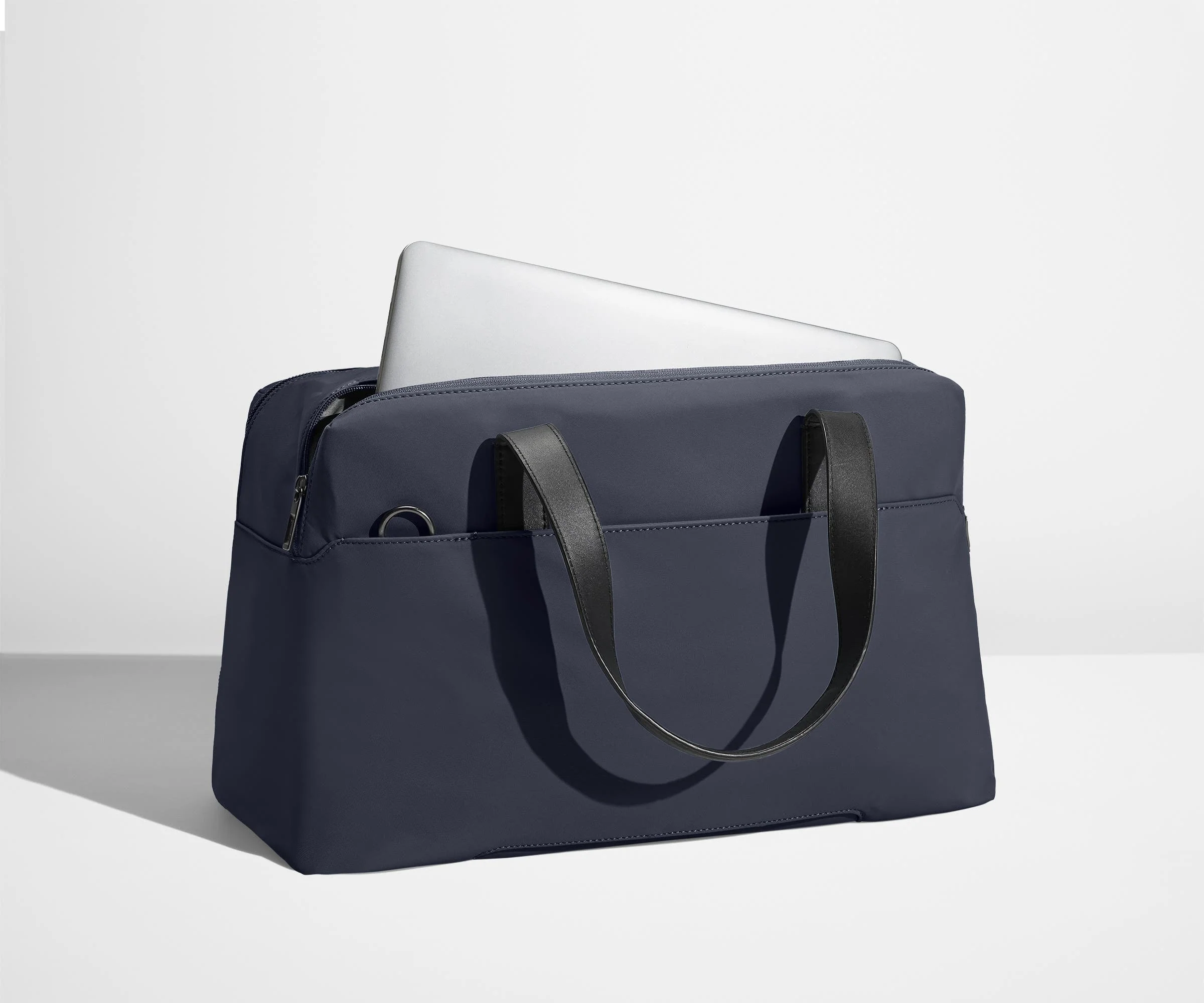 The Overnight Bag in Navy Blue - Image 4
