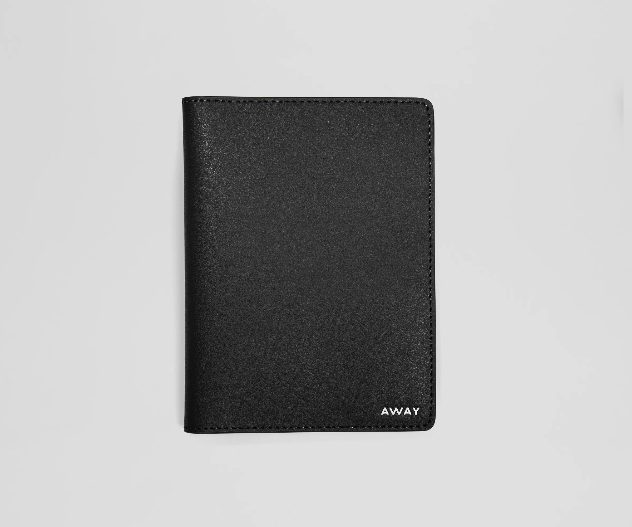 Passport Holder in Jet Black