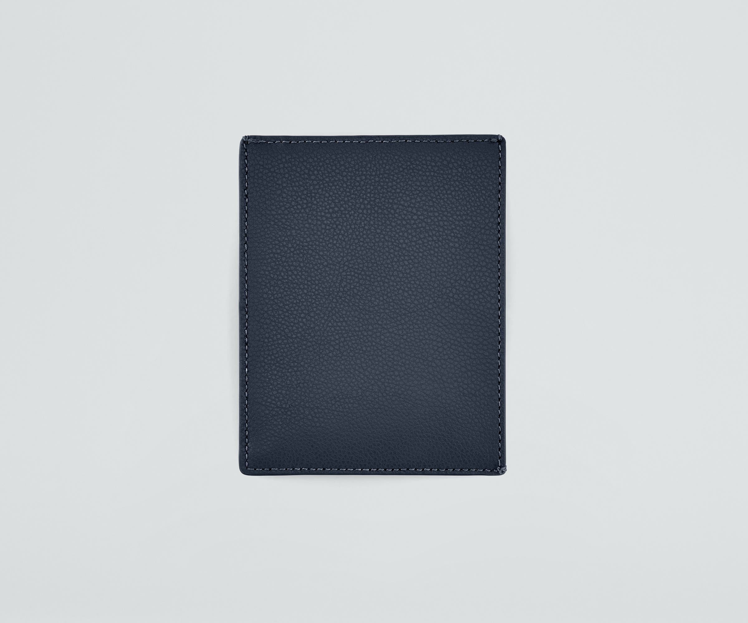 Passport Wallet in Navy Blue - Image 4