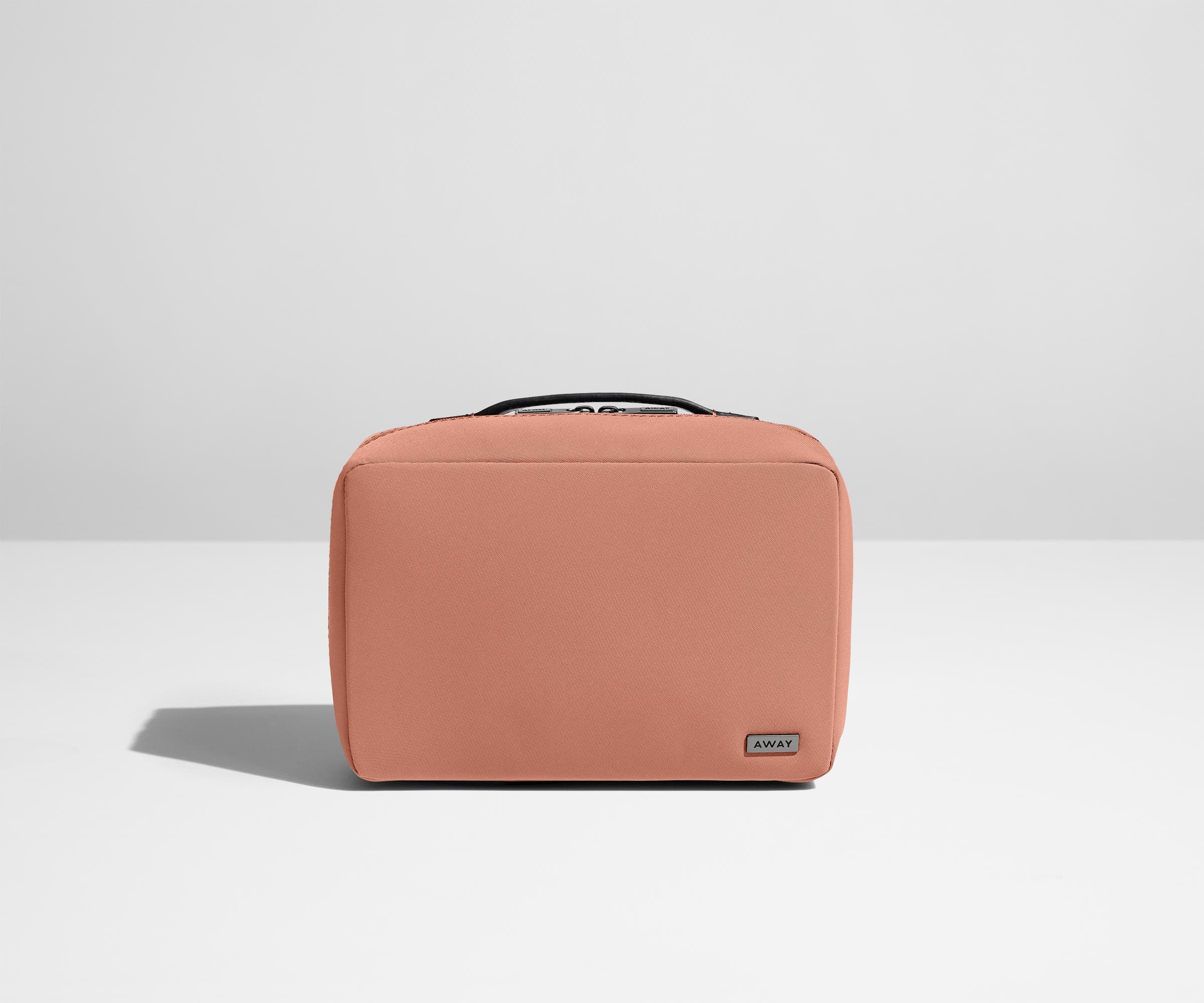 The Small Toiletry Bag in Clay Pink