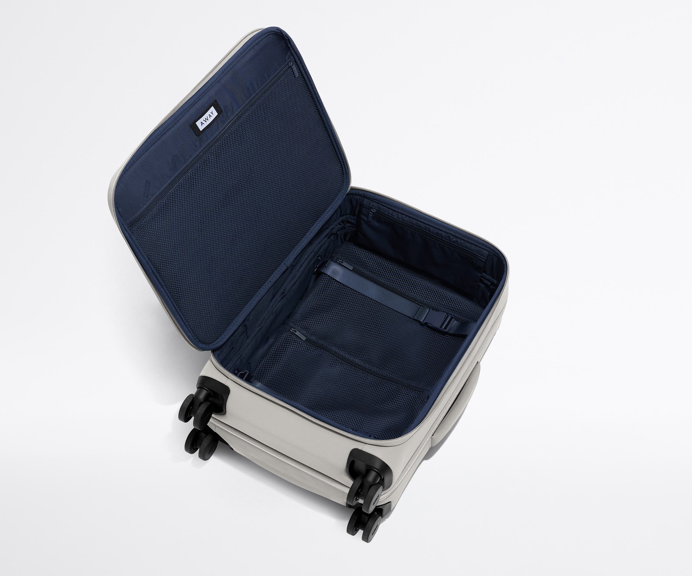 Softside Bigger Carry-On in Cloud Gray - Image 8