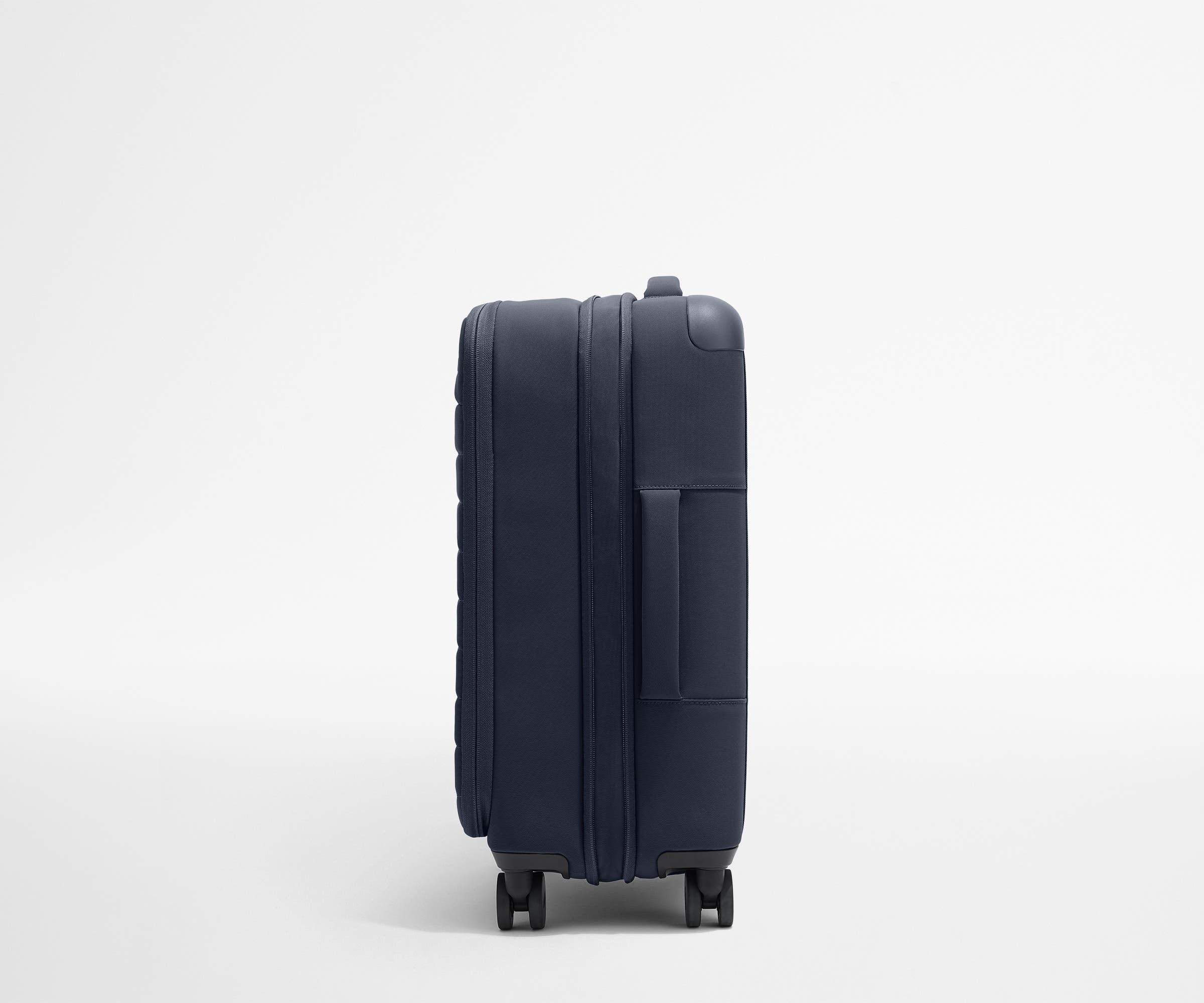 Softside Bigger Carry-On in Navy Blue - Image 3
