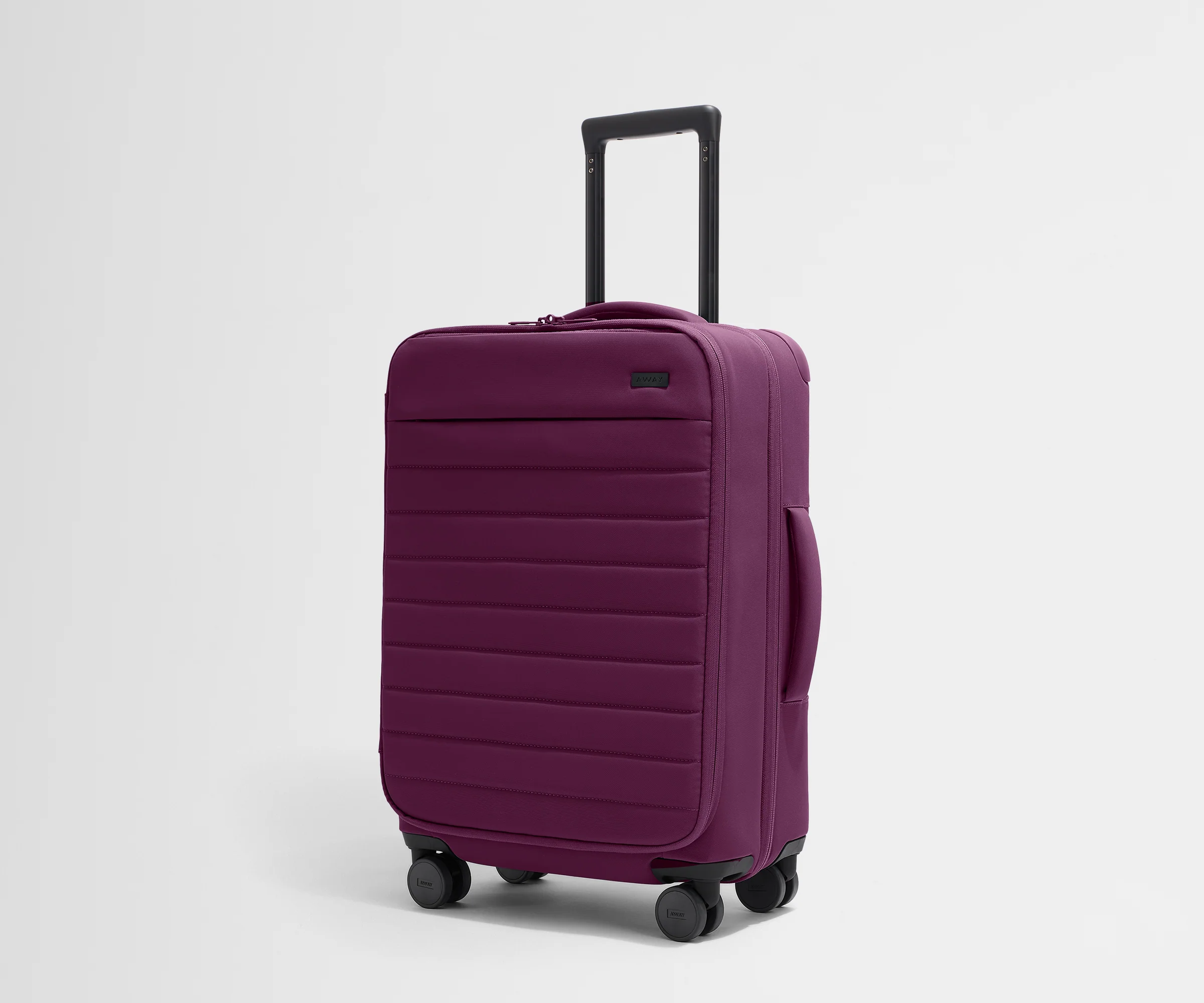 Softside Bigger Carry-On in Plum Purple - Image 2