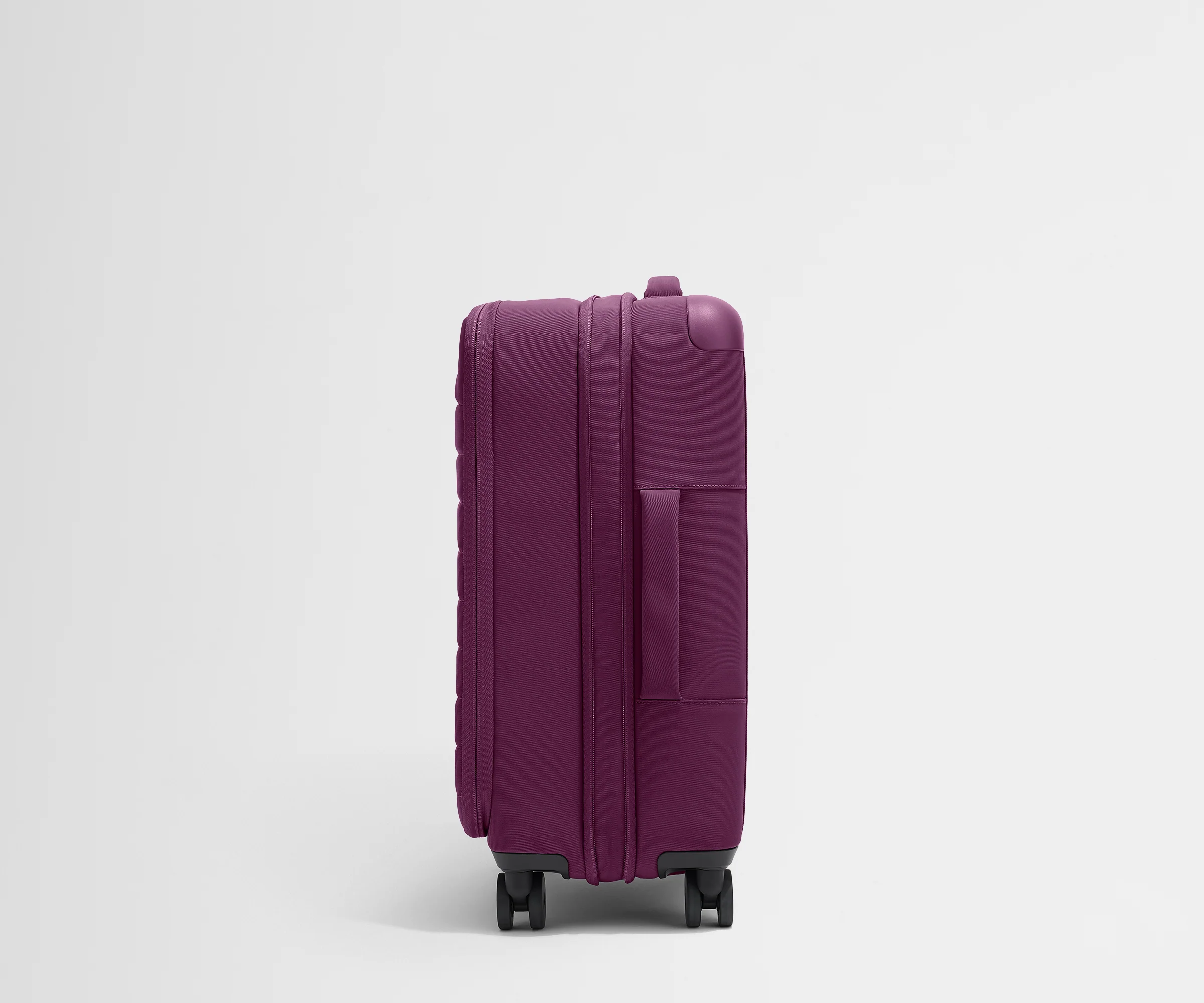 Softside Bigger Carry-On in Plum Purple - Image 3