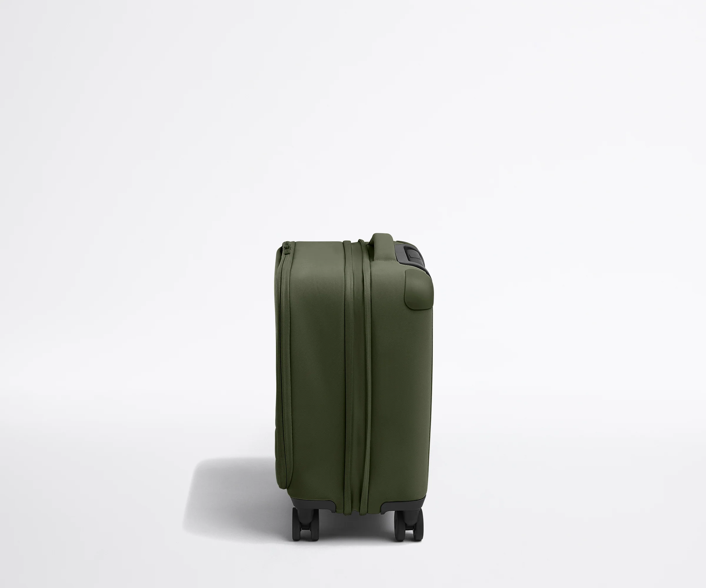 Softside Compact Carry-On in Olive Green - Image 3