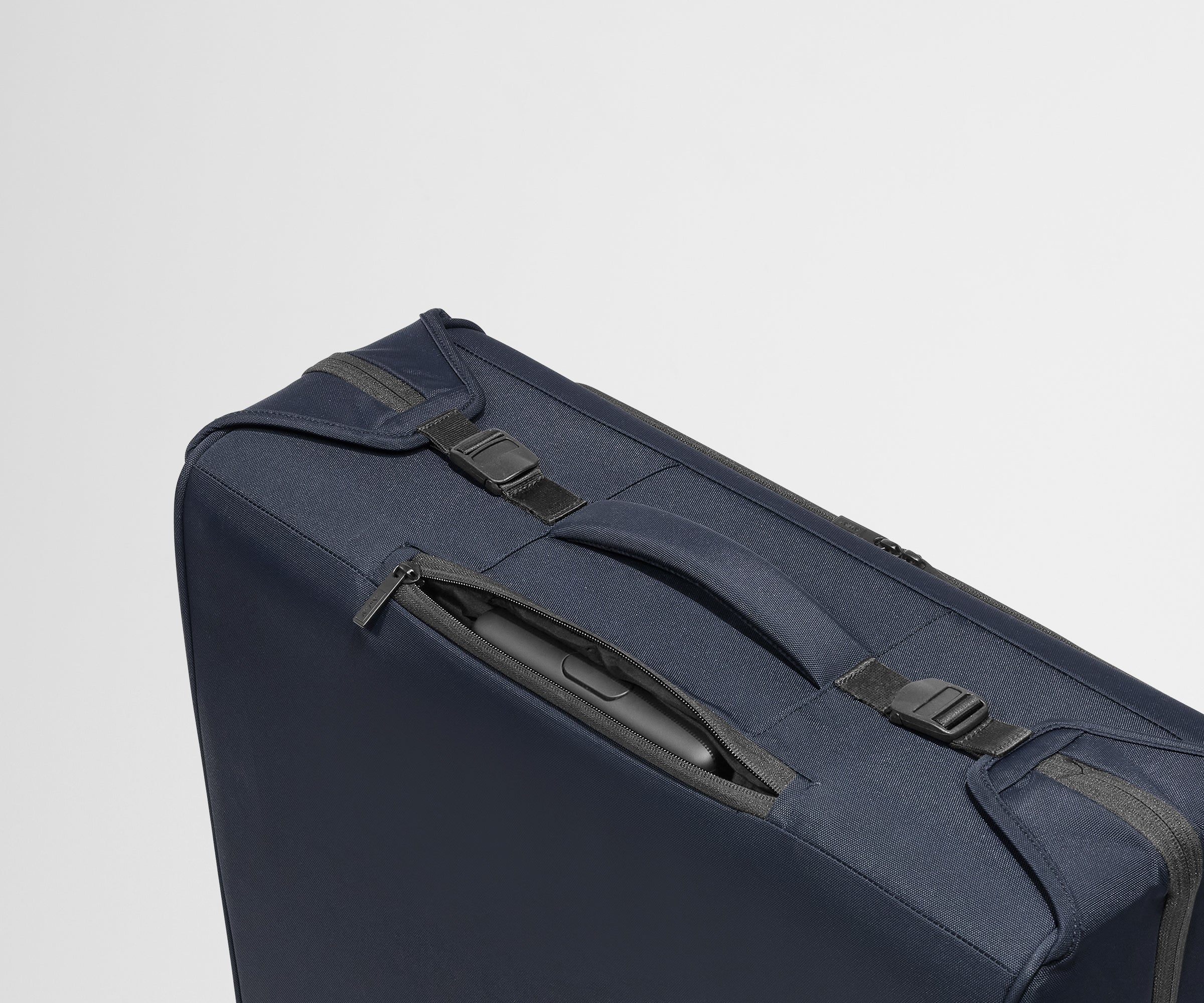 Softside Garment Roller in Navy Blue - Image 10