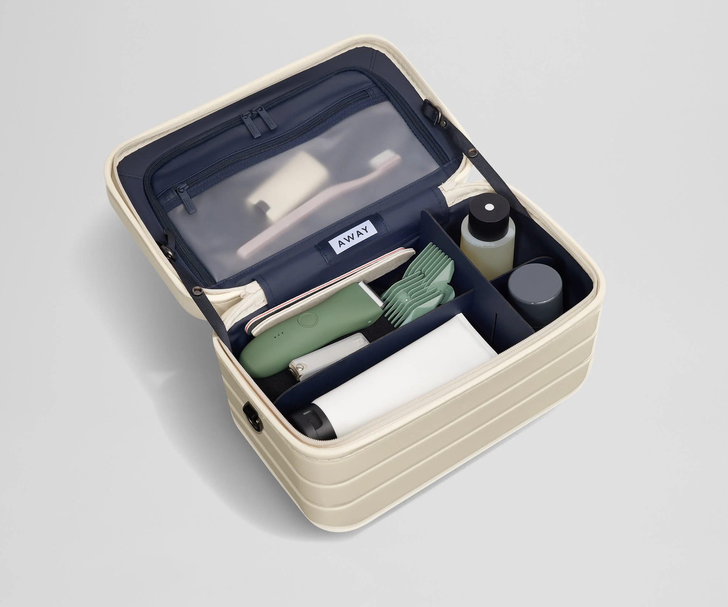 The Train Case in Salt White (Gloss) - Image 4