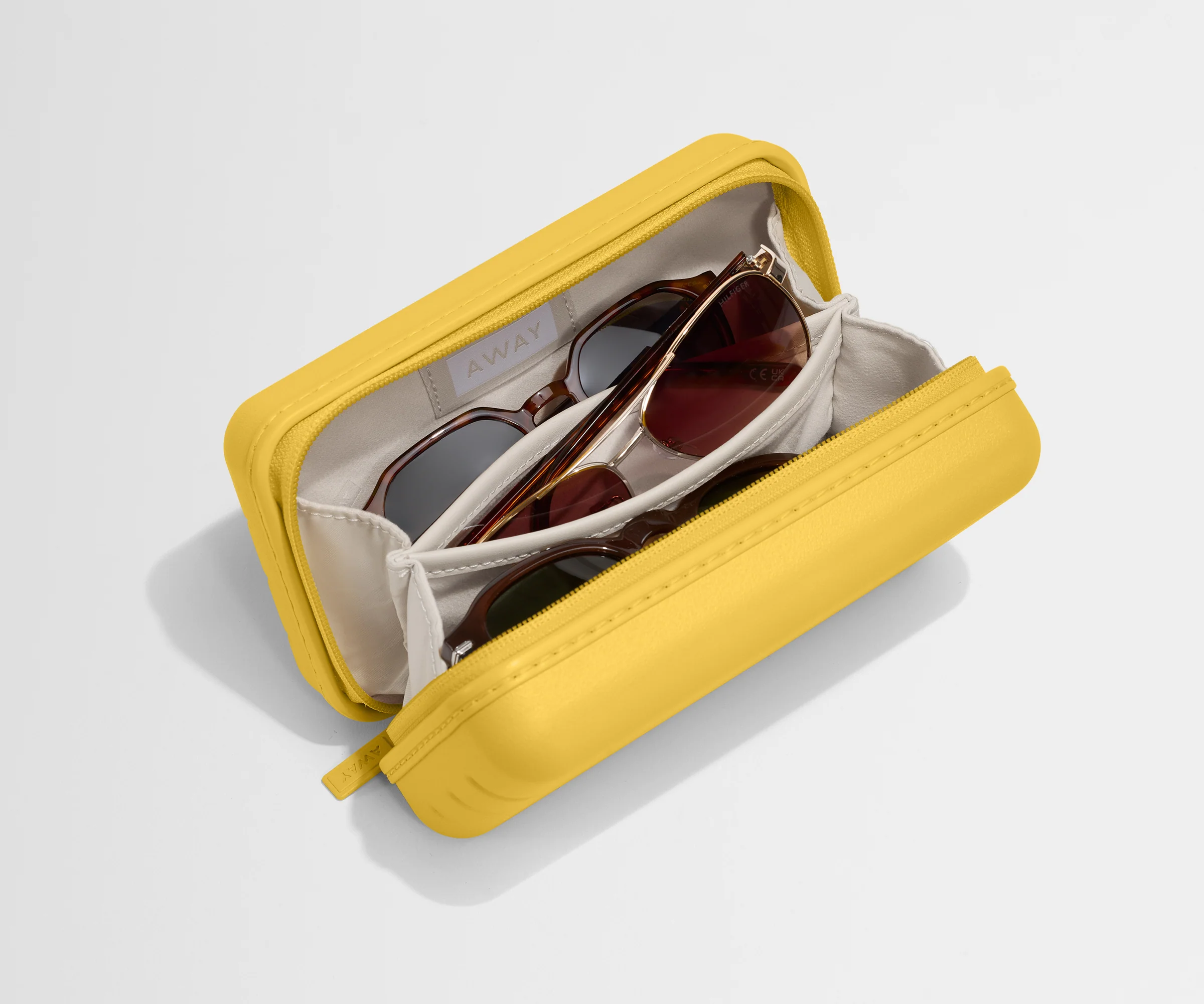 Travel Glasses Case in Golden Hour Yellow - Image 2