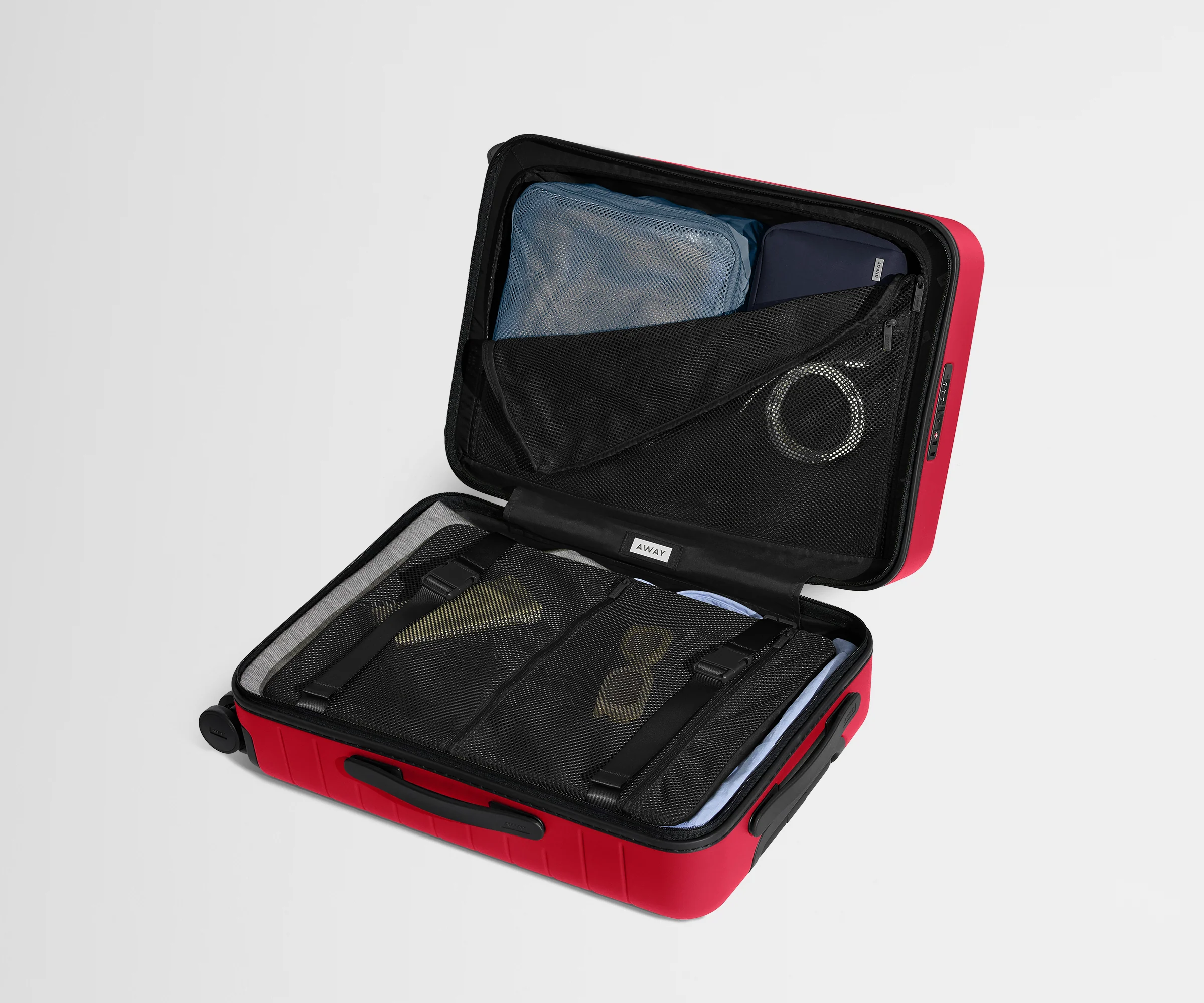 The Bigger Carry-On in Cherry Red - Image 4