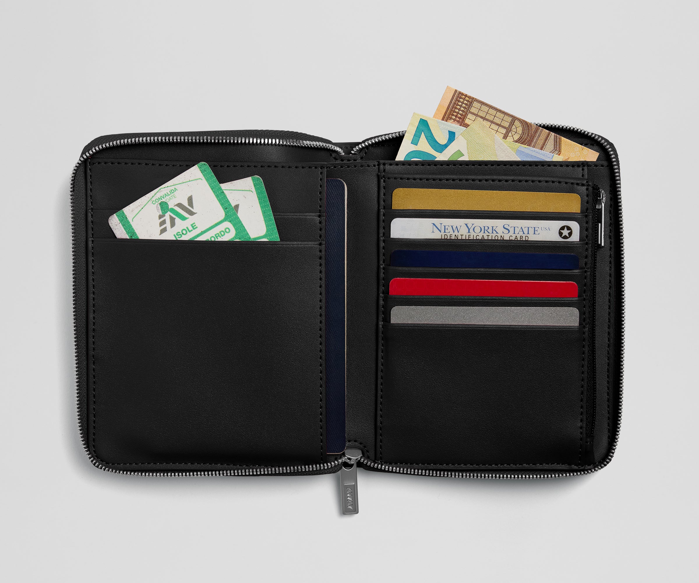 Travel Wallet in Jet Black - Image 2
